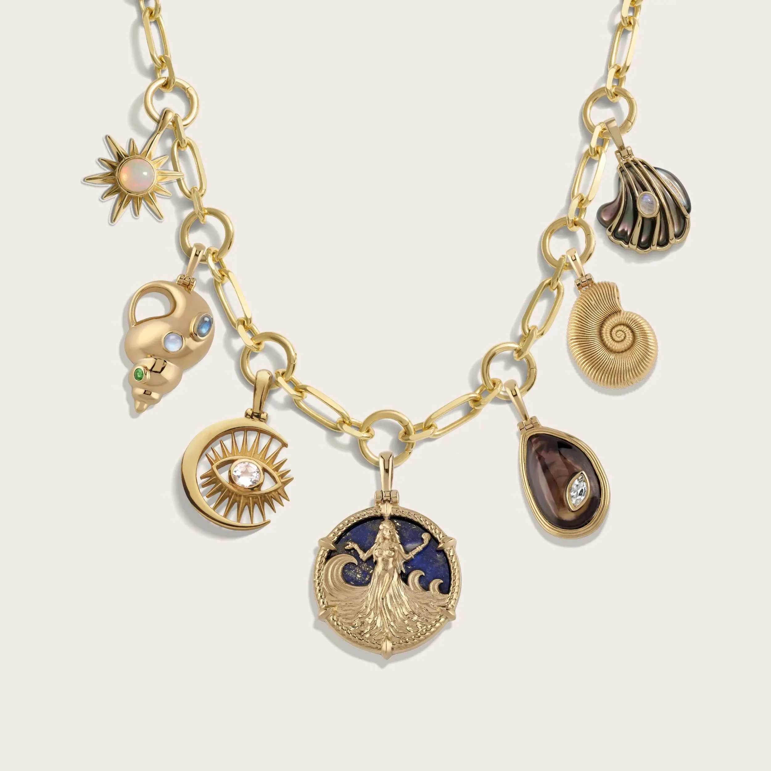 Oceans Statement Necklace Set sold by Awe Inspired