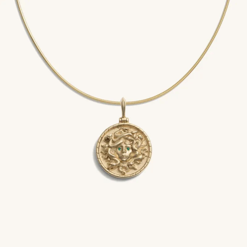 Medusa Omega Necklace made by Awe Inspired