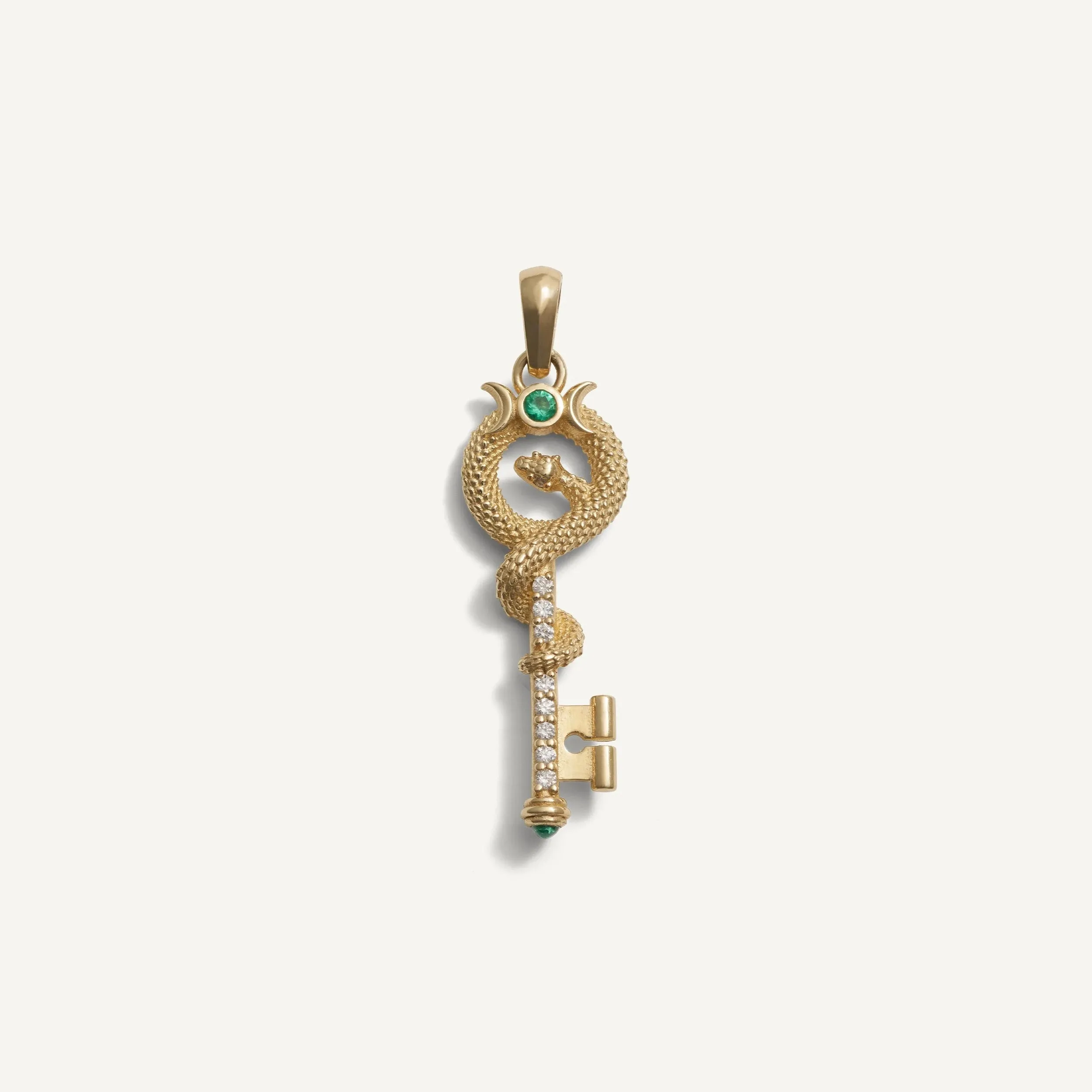 Emerald Key Amulet sold by Awe Inspired