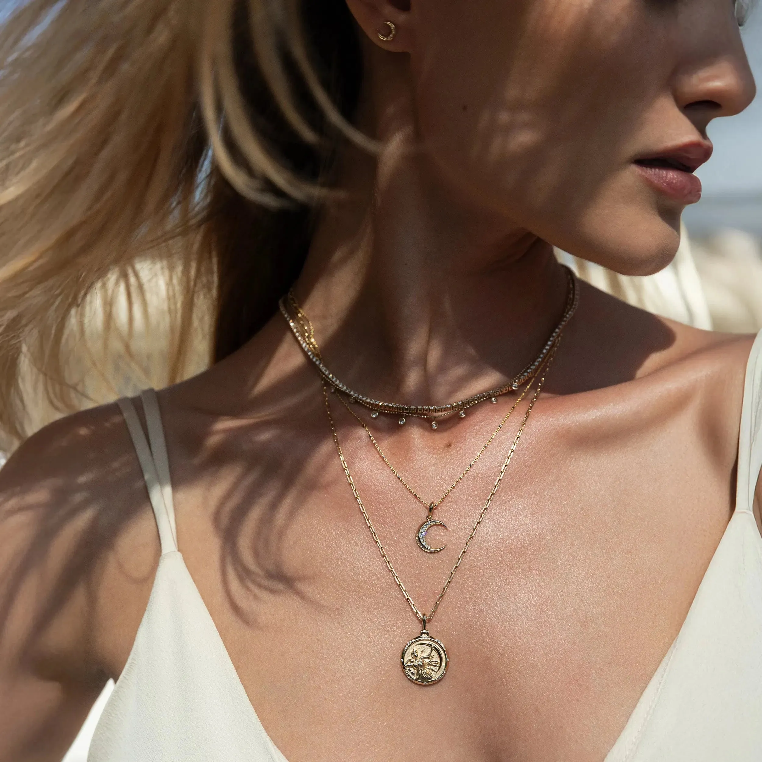 Selene Moon Necklace Set sold by Awe Inspired product image thumbnail 2