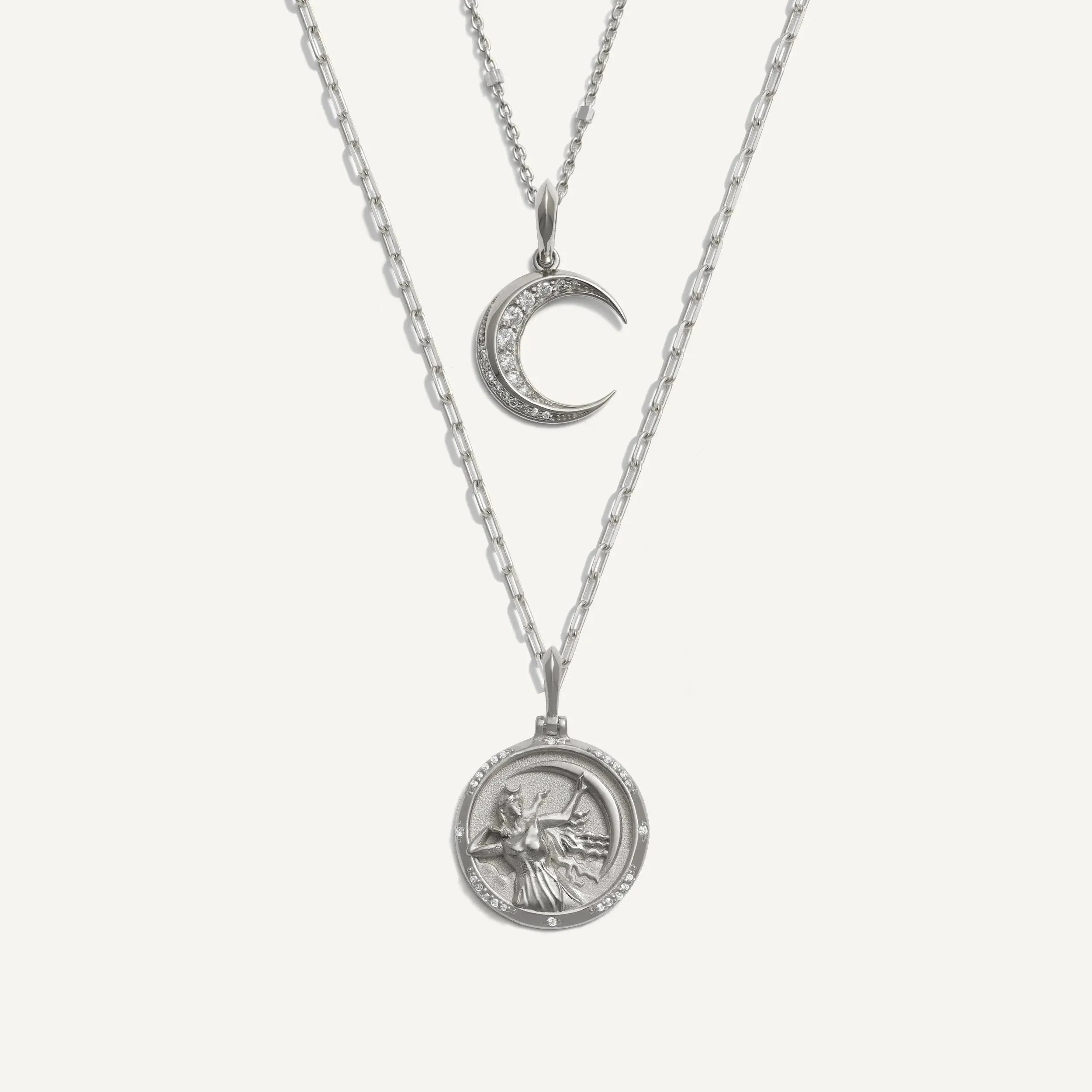 Selene Moon Necklace Set sold by Awe Inspired product image thumbnail 5