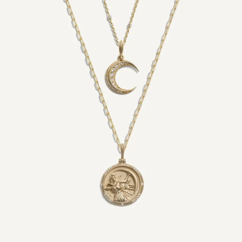 Selene Moon Necklace Set sold by Awe Inspired