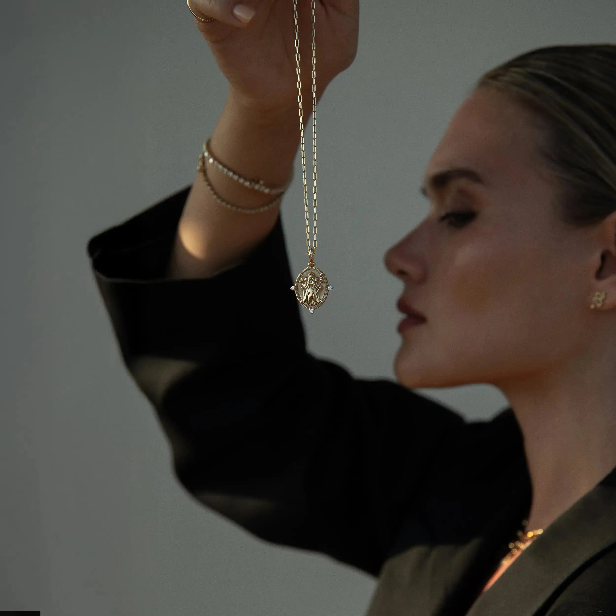 Diamond Hecate Necklace sold by Awe Inspired product image thumbnail 5