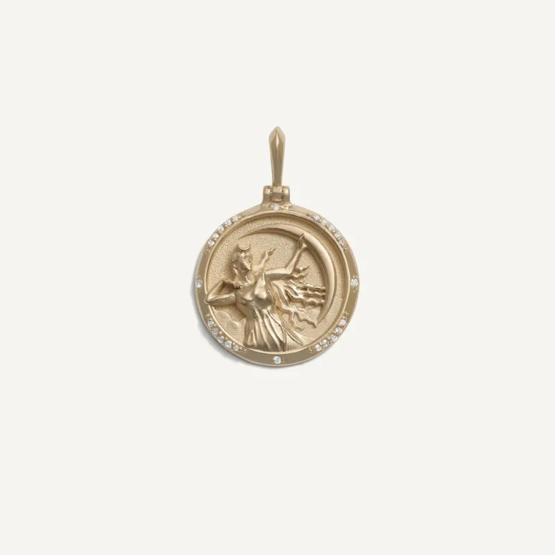 Selene Goddess Pendant sold by Awe Inspired