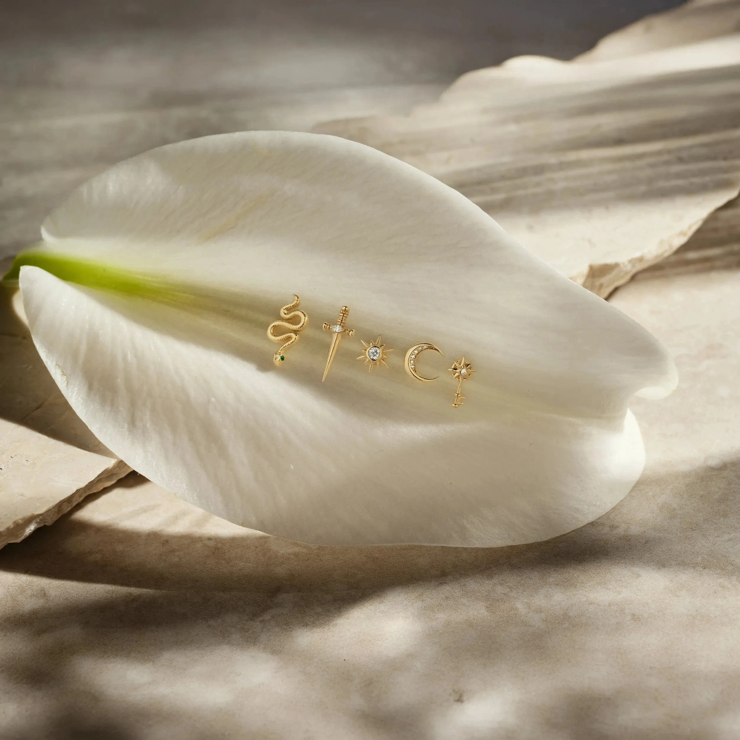 Diamond Key Studs sold by Awe Inspired product image thumbnail 3