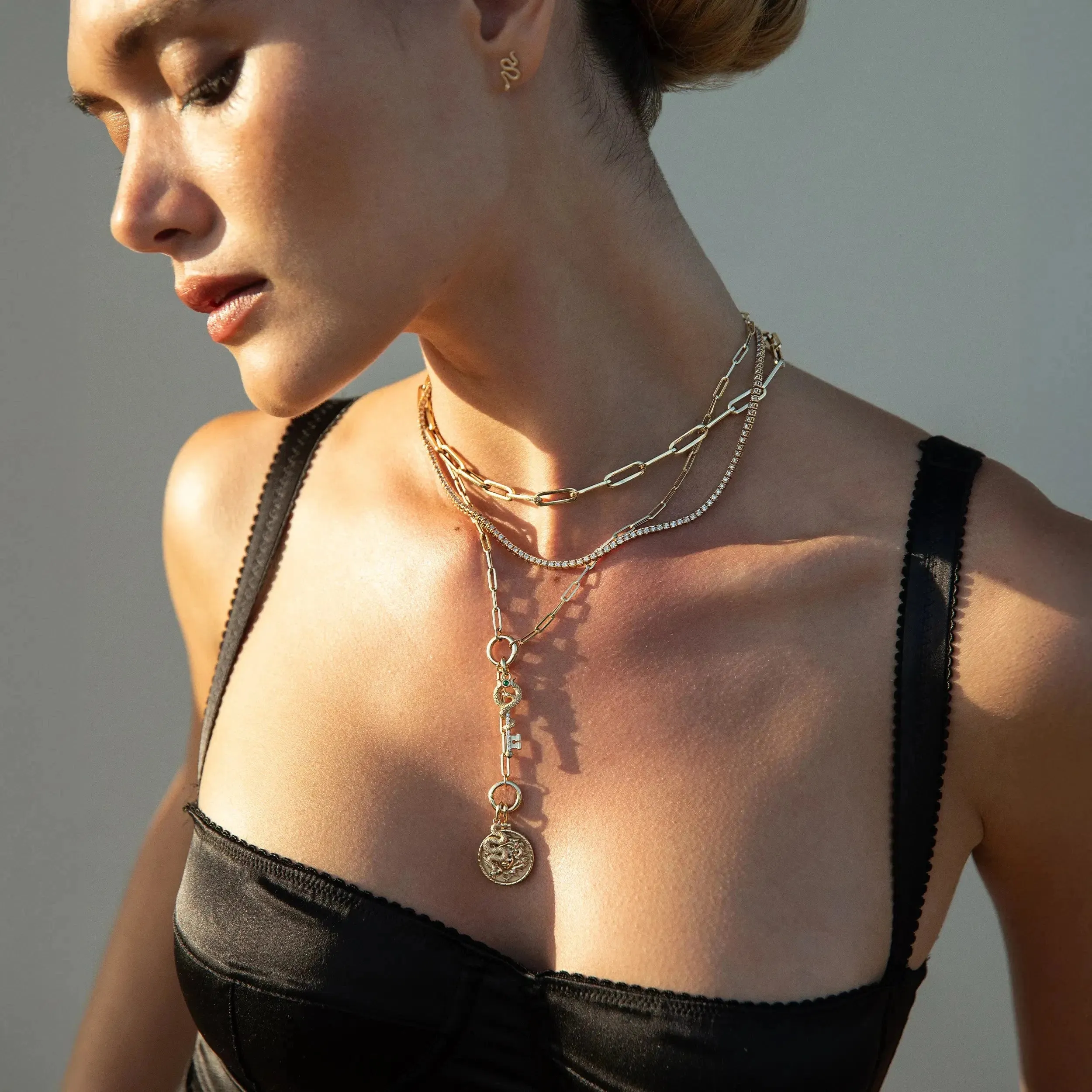 Medusa Snake Lariat Set sold by Awe Inspired product image thumbnail 3