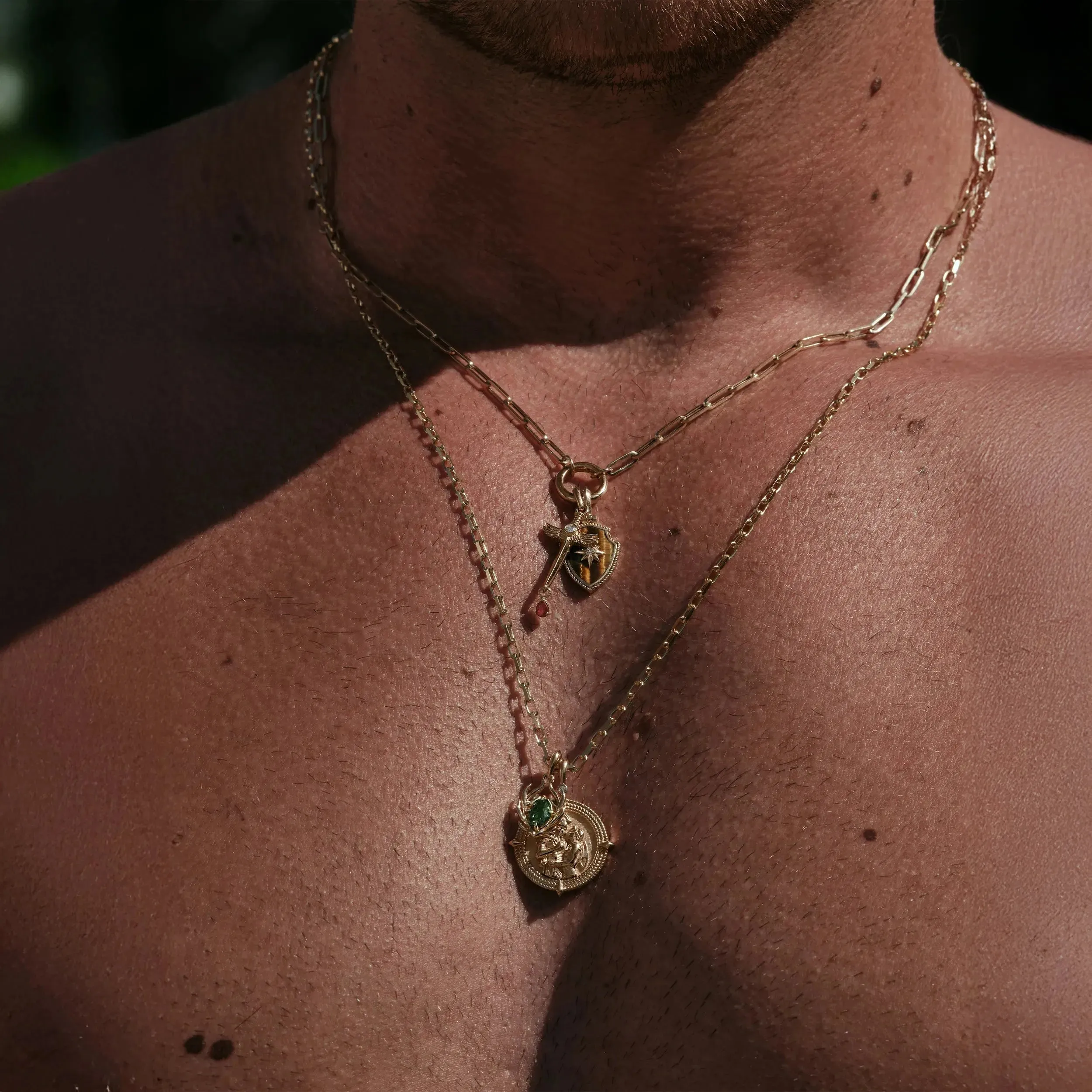 Diamond Shield Necklace sold by Awe Inspired product image thumbnail 2