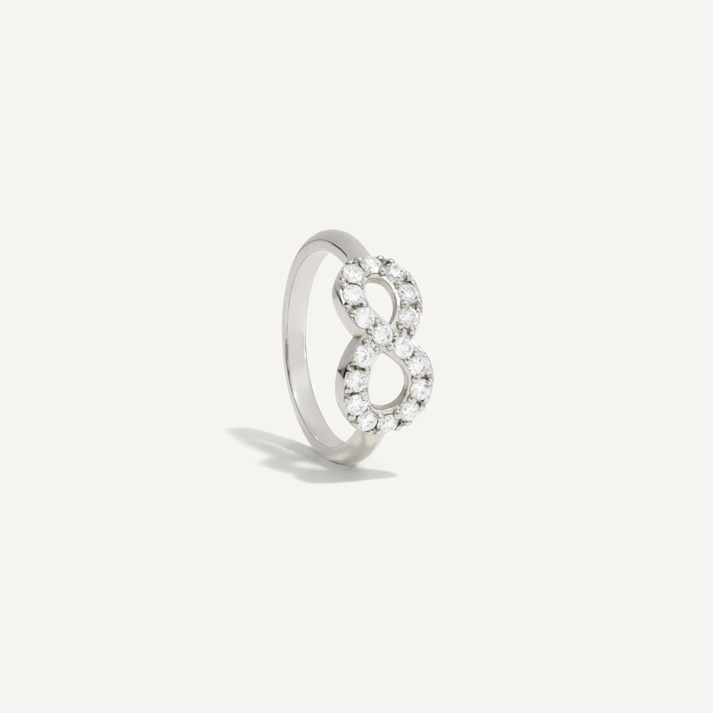 Diamond Angel Number 8 Ring sold by Awe Inspired product image thumbnail 4