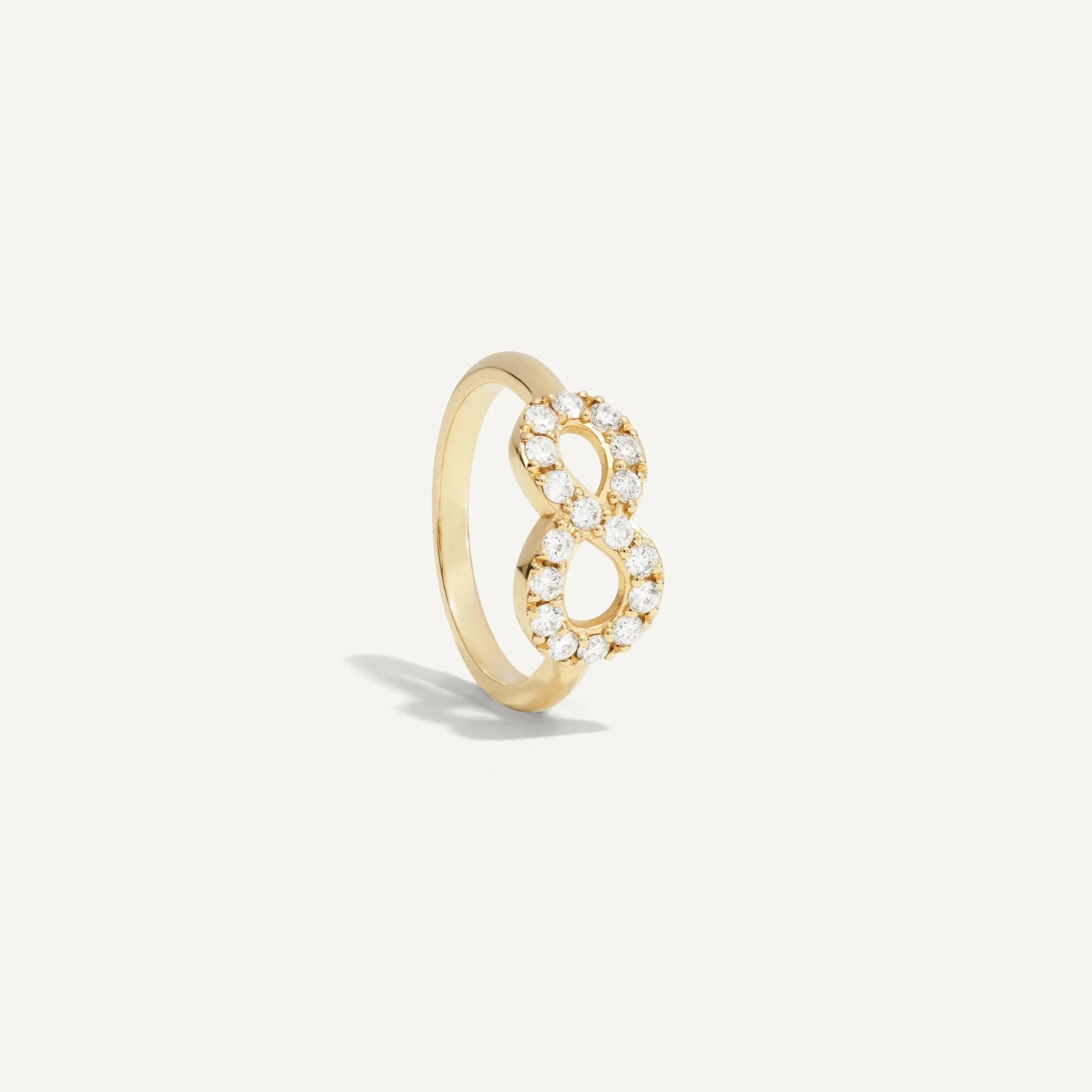 Diamond Angel Number 8 Ring sold by Awe Inspired product image thumbnail 3