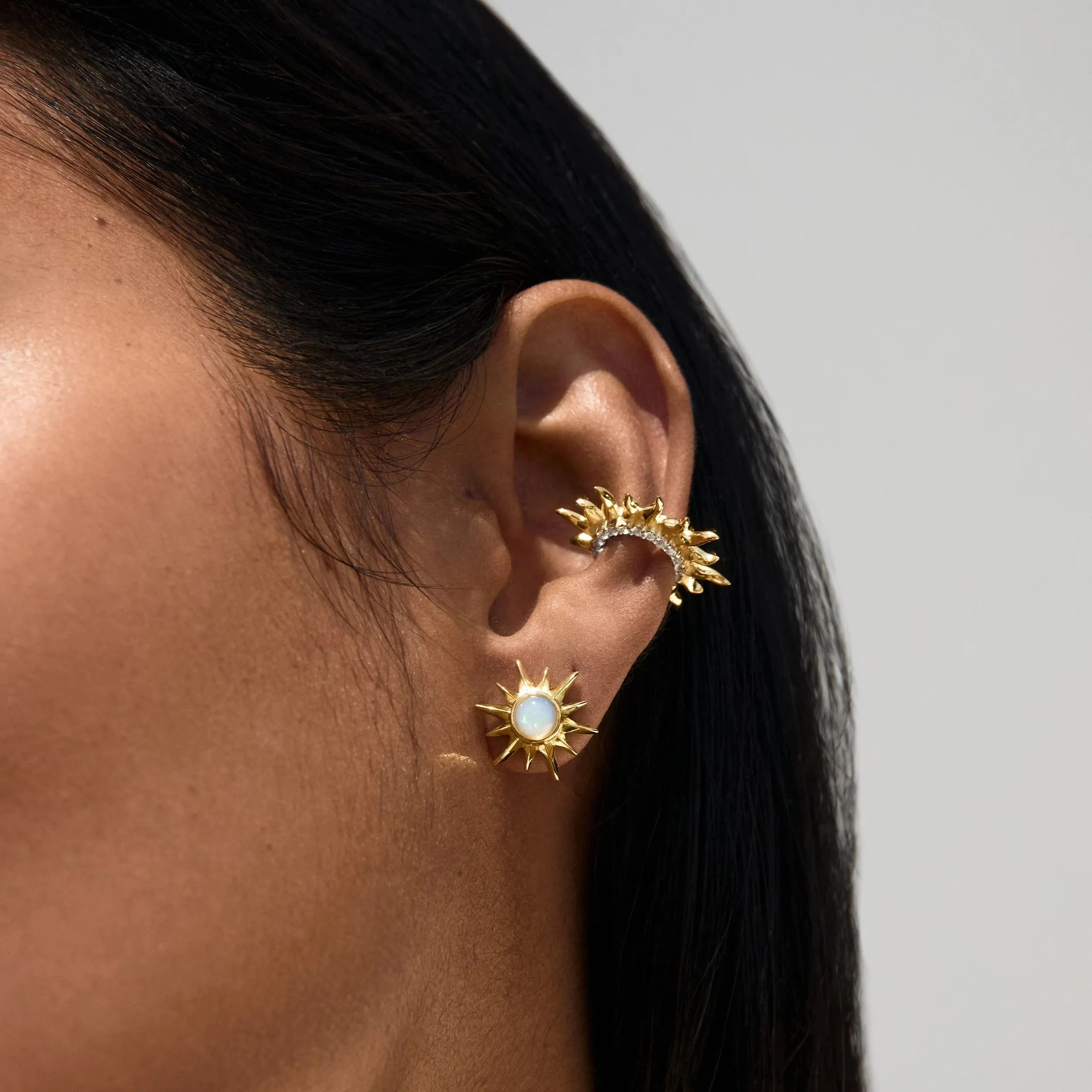 Opal Sun Studs sold by Awe Inspired product image thumbnail 2