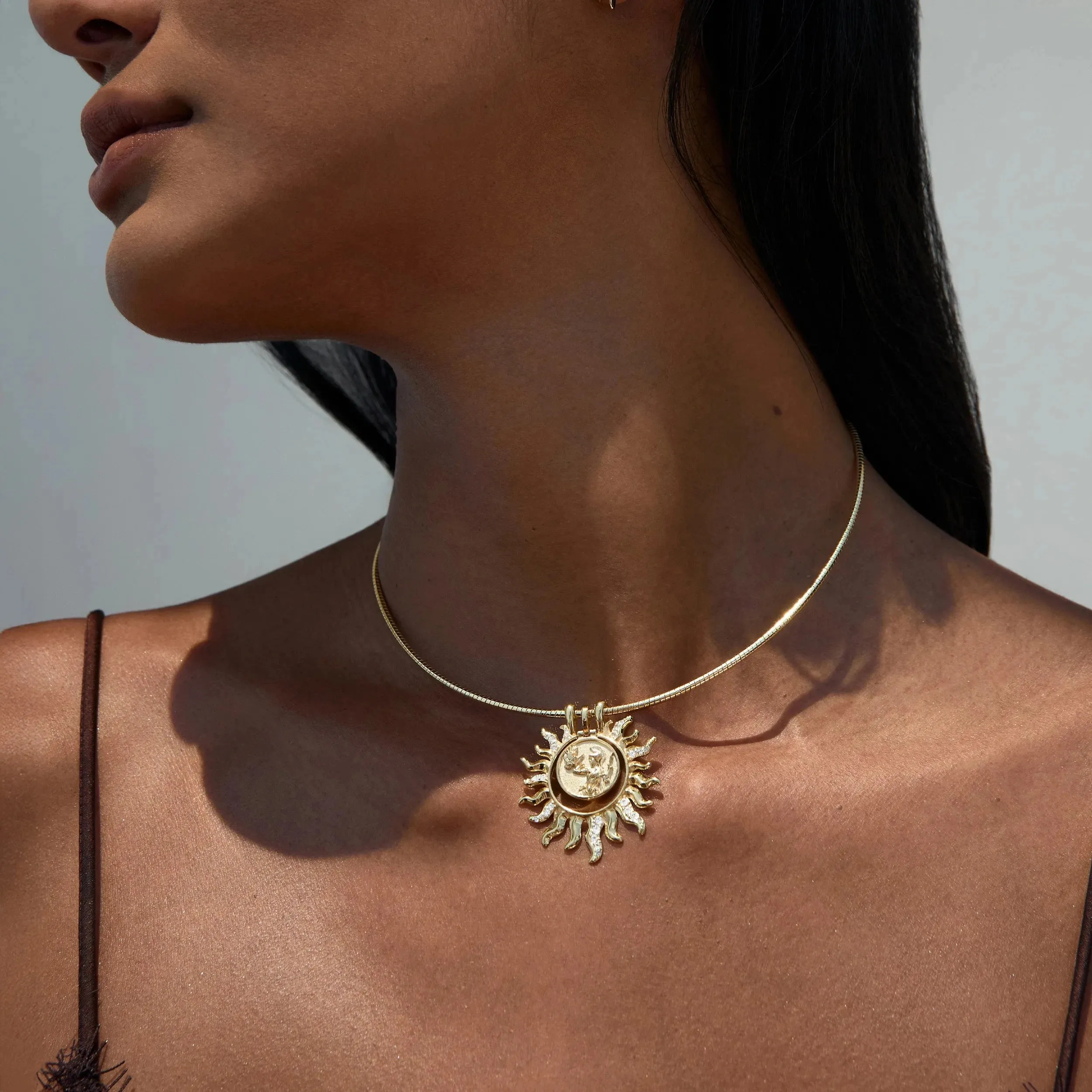Athena Sun Collar Necklace sold by Awe Inspired product image thumbnail 2