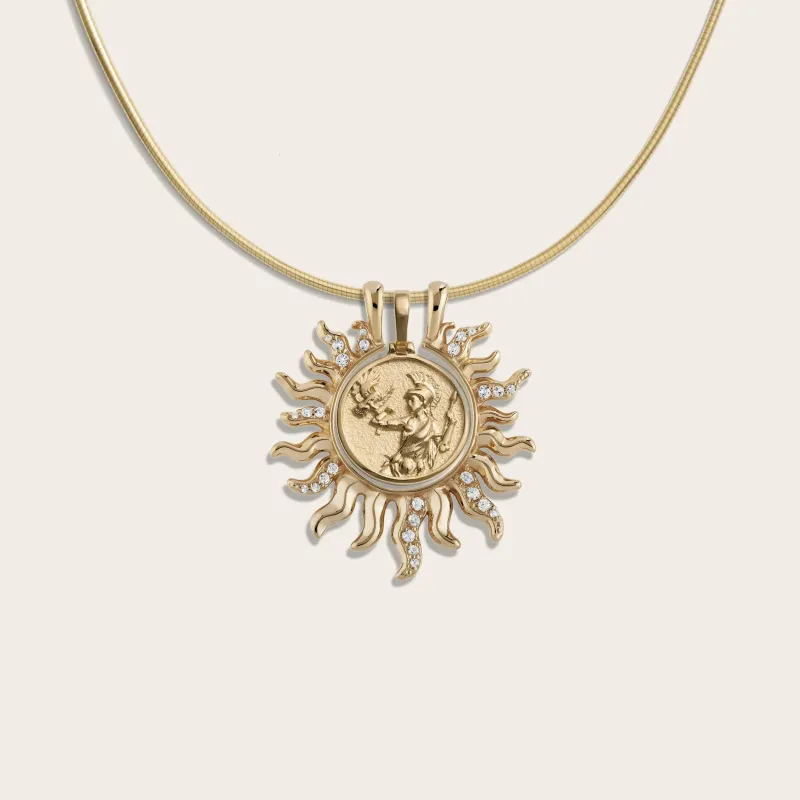 Athena Sun Collar Necklace sold by Awe Inspired