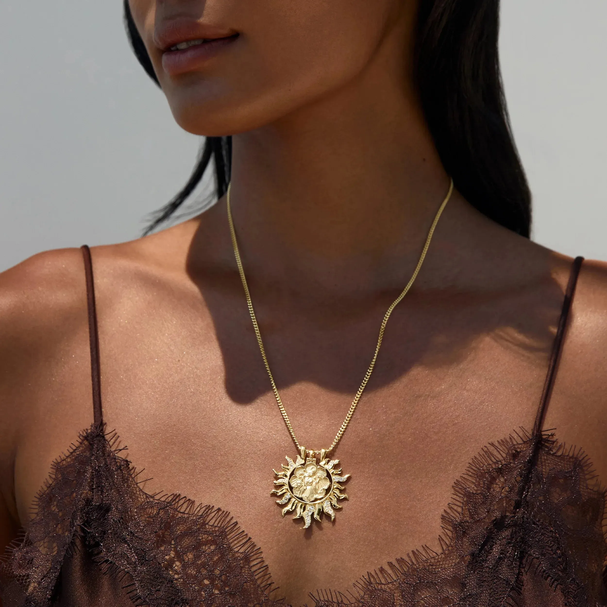 Amaterasu Sun Halo Necklace sold by Awe Inspired product image thumbnail 2