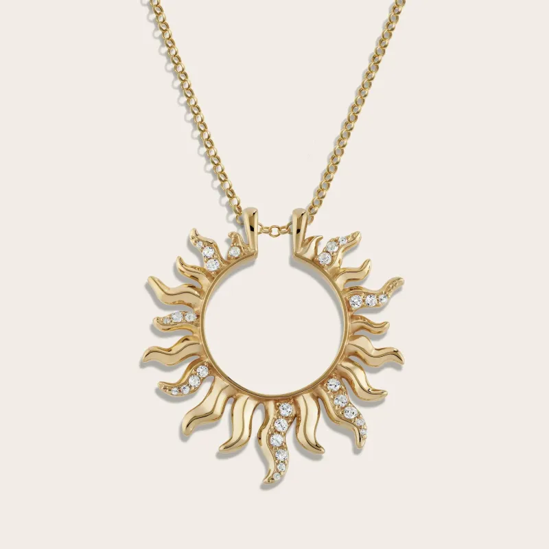 Sun Halo Necklace sold by Awe Inspired