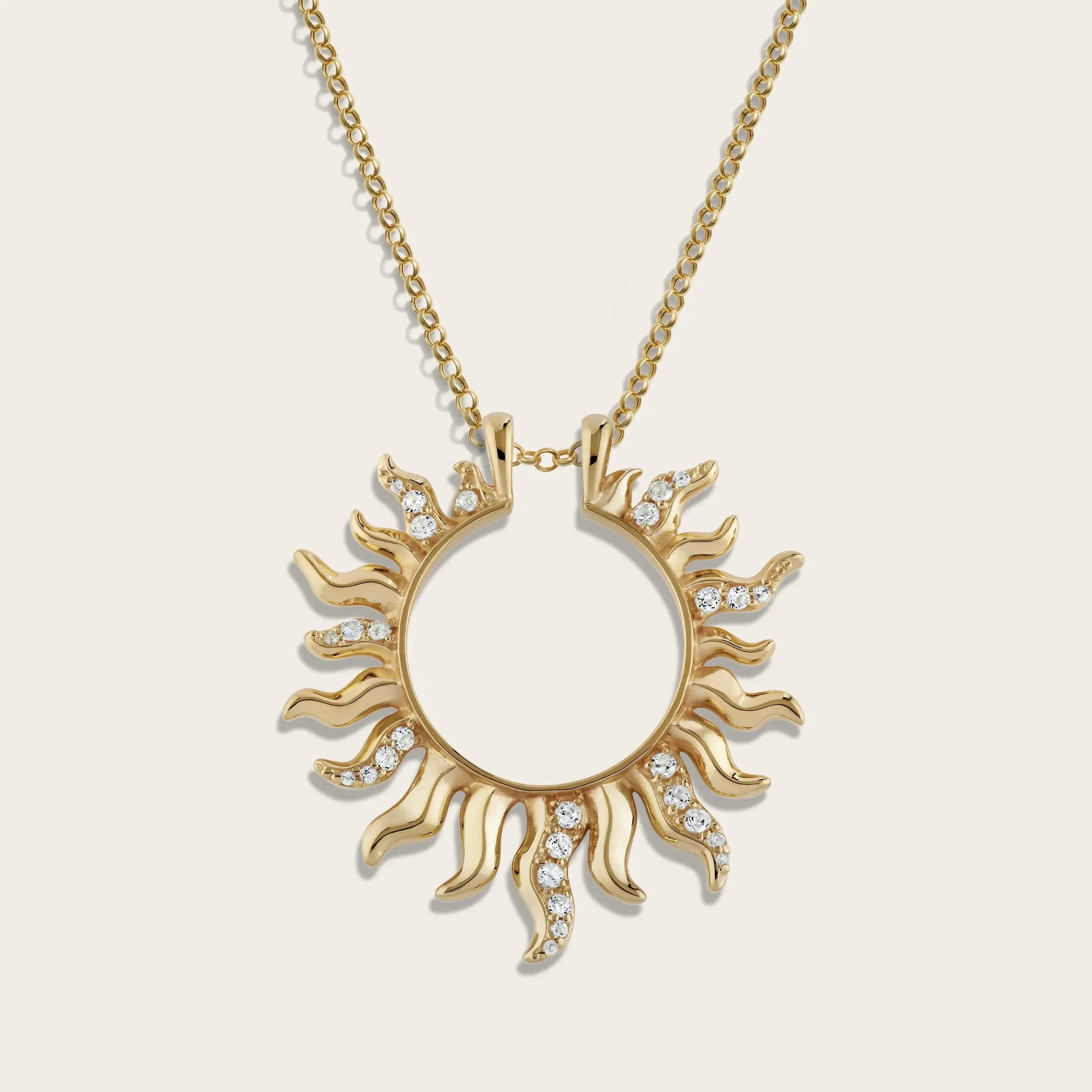 Sun Halo Necklace sold by Awe Inspired