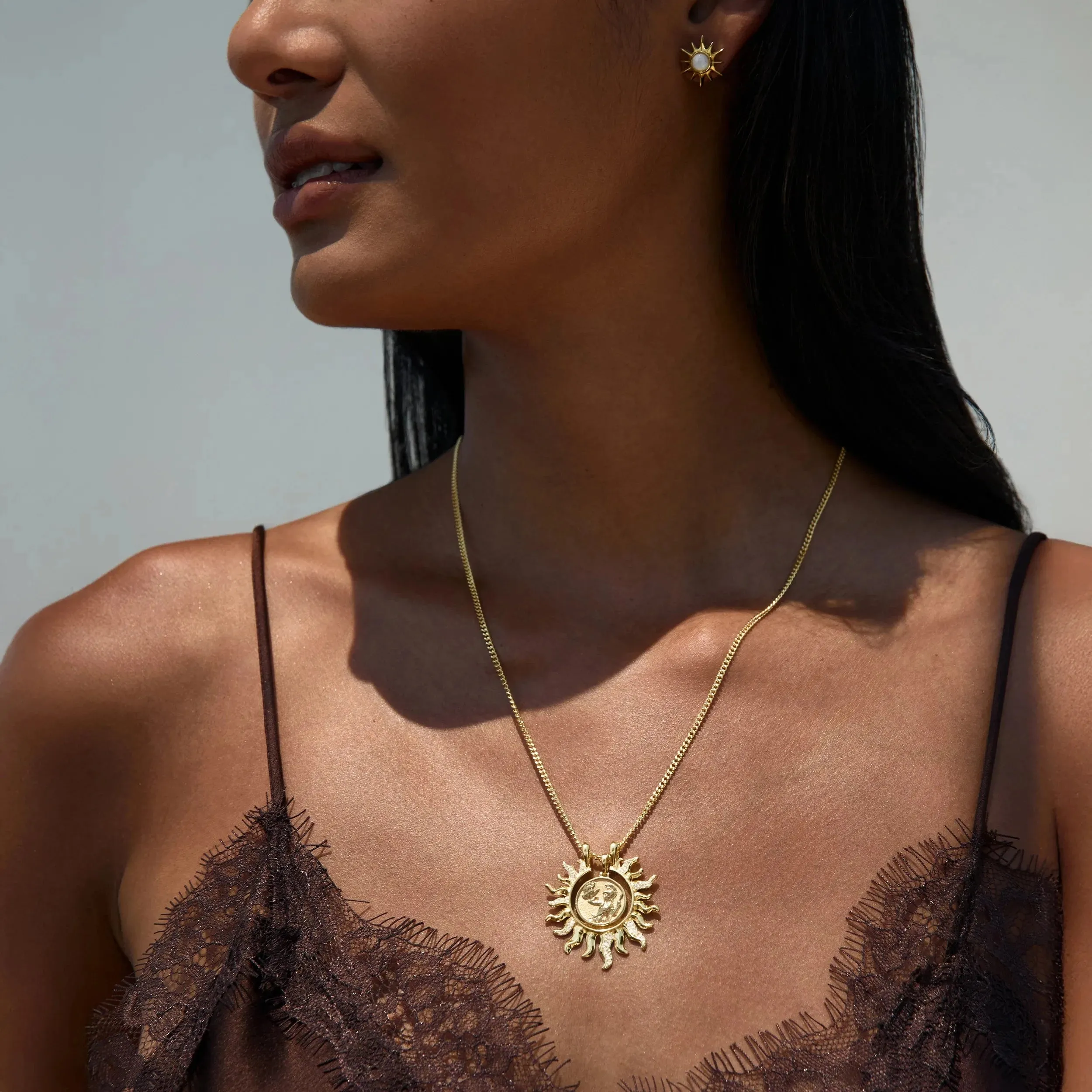 Mini Sun Halo Necklace sold by Awe Inspired product image thumbnail 2