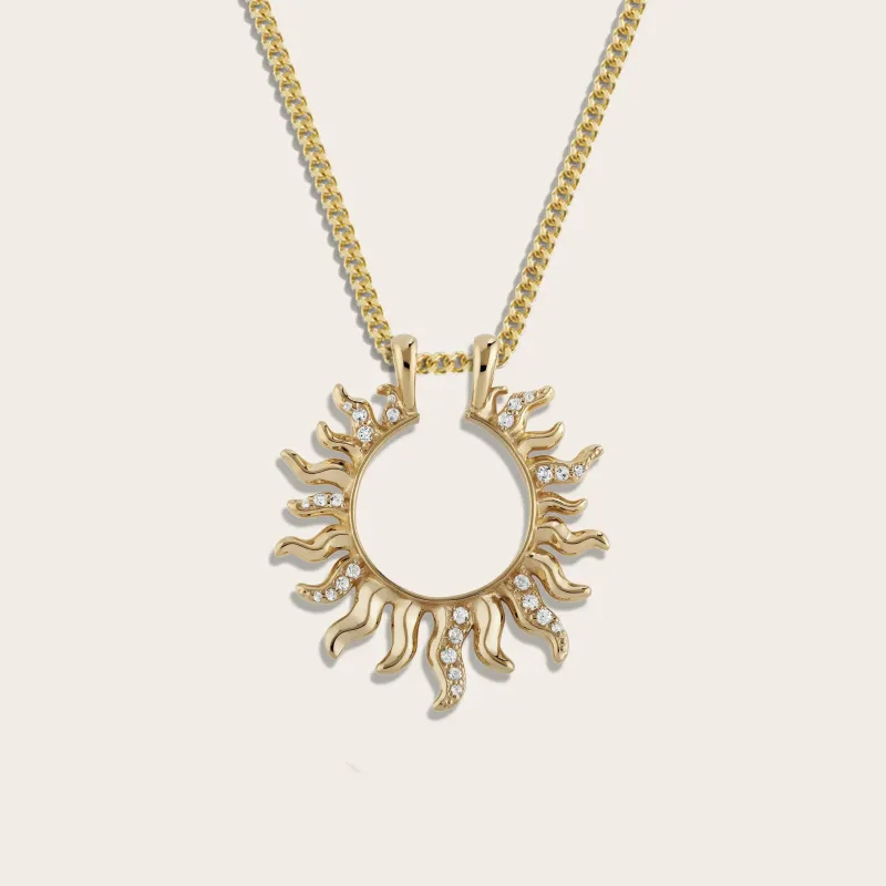 Mini Sun Halo Necklace sold by Awe Inspired