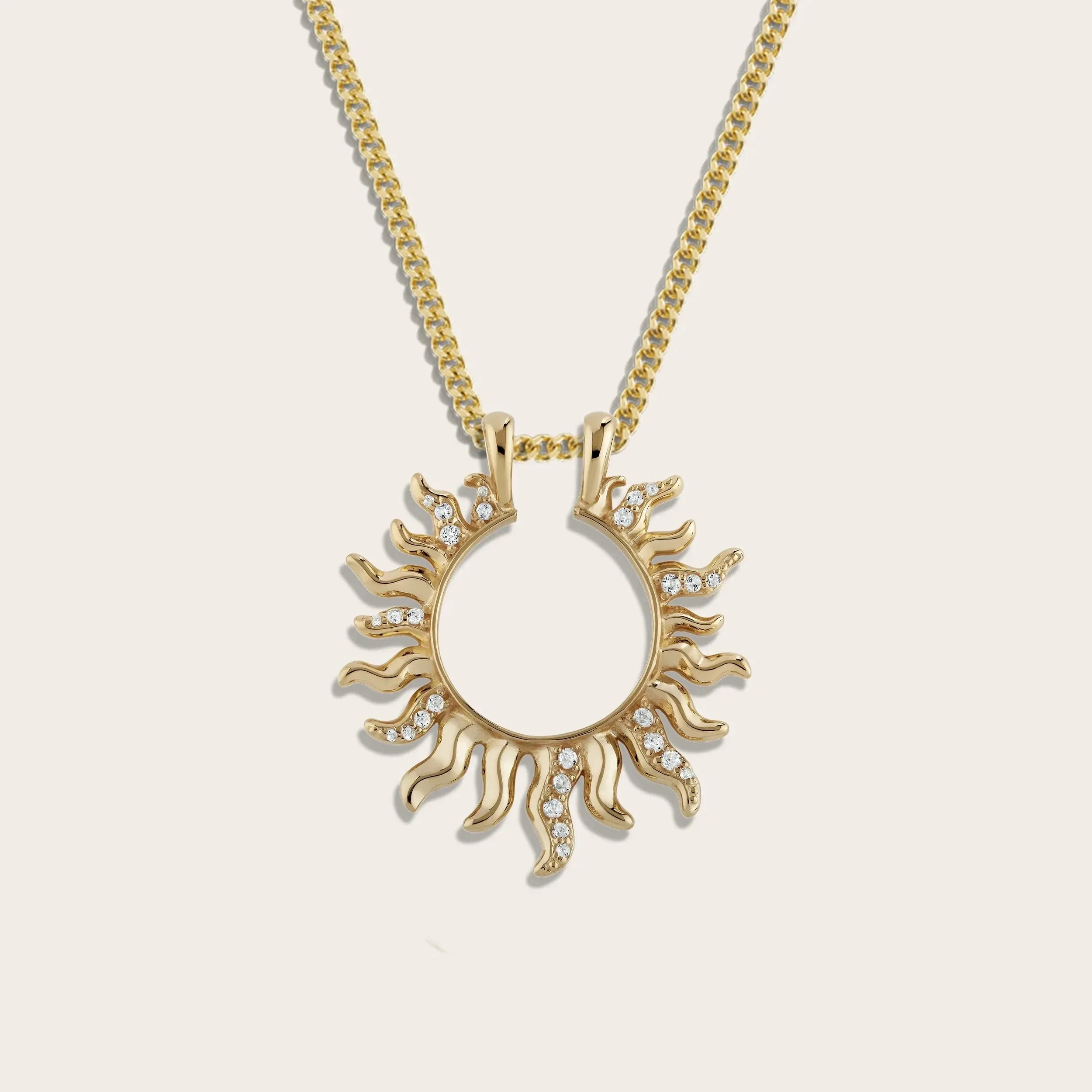 Mini Sun Halo Necklace sold by Awe Inspired