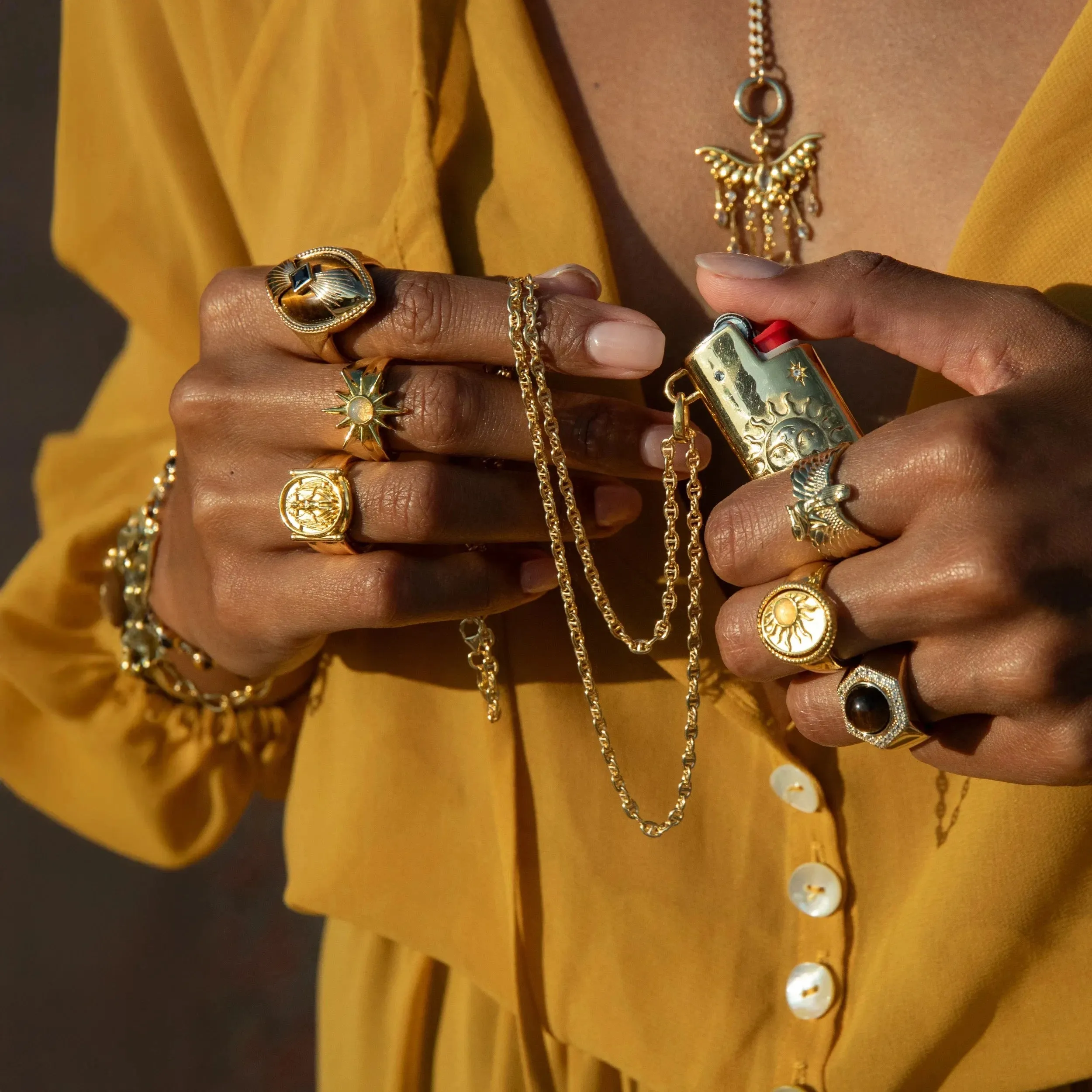 Opal Sun Ring sold by Awe Inspired product image thumbnail 3