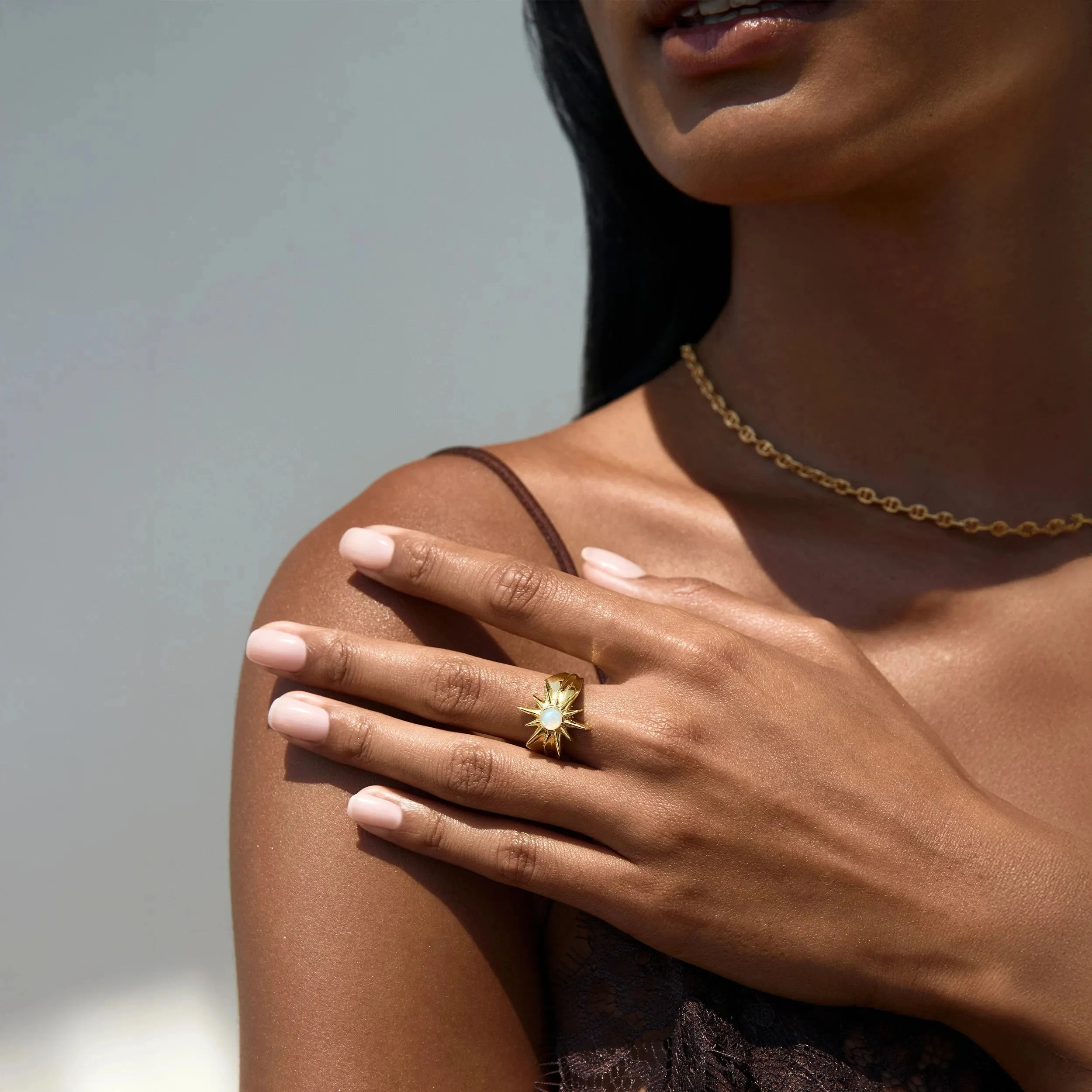 Opal Sun Ring sold by Awe Inspired product image thumbnail 2