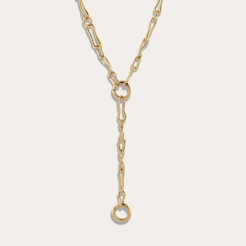 Molten Charm Collector Lariat sold by Awe Inspired