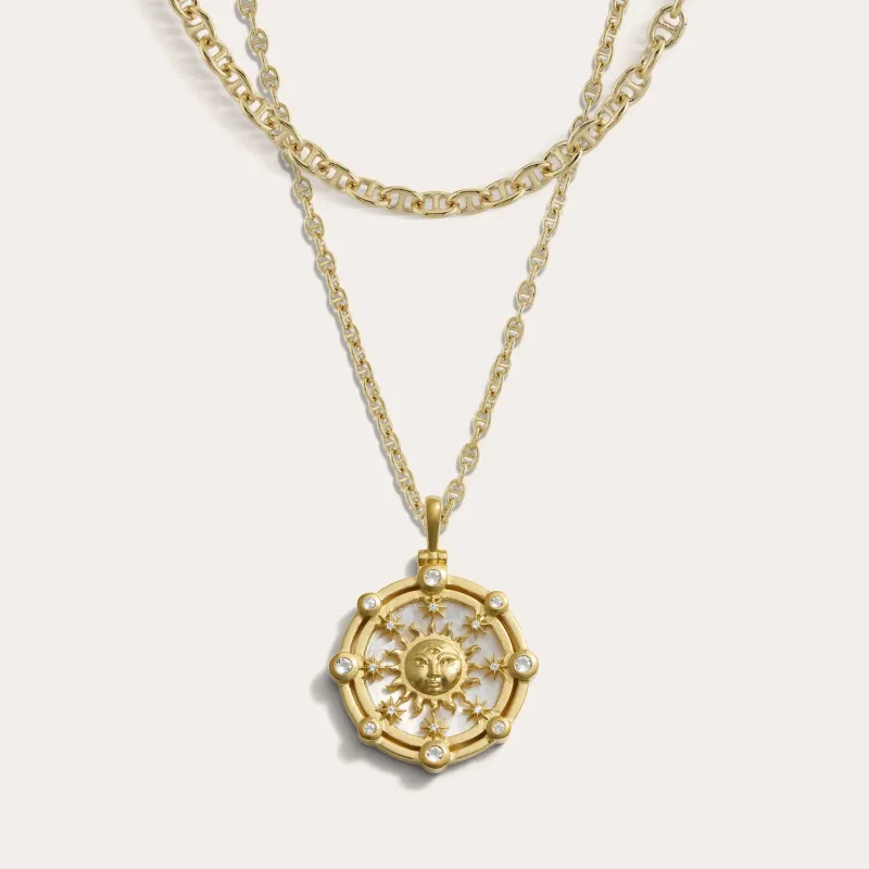 Mariner Sun Necklace Set sold by Awe Inspired