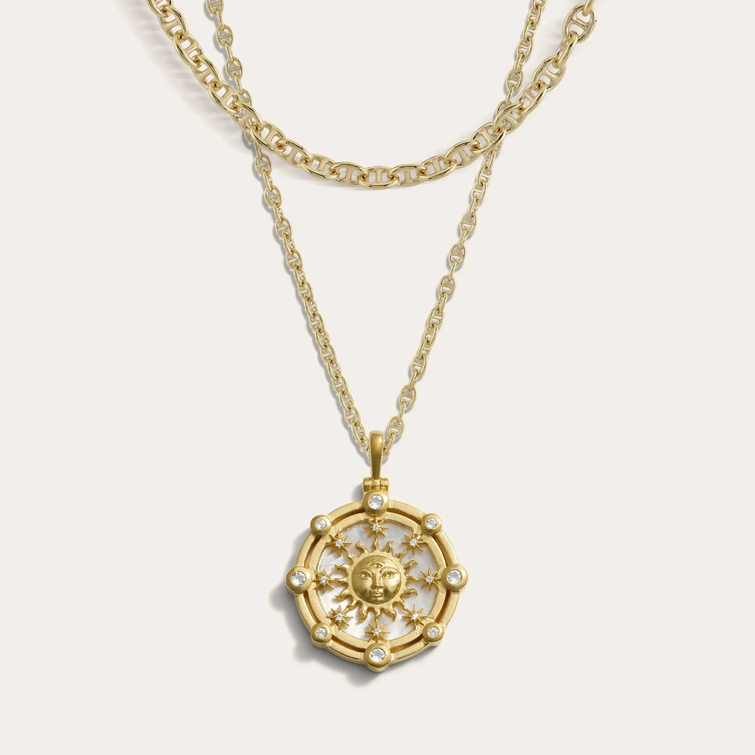 Mariner Sun Necklace Set sold by Awe Inspired