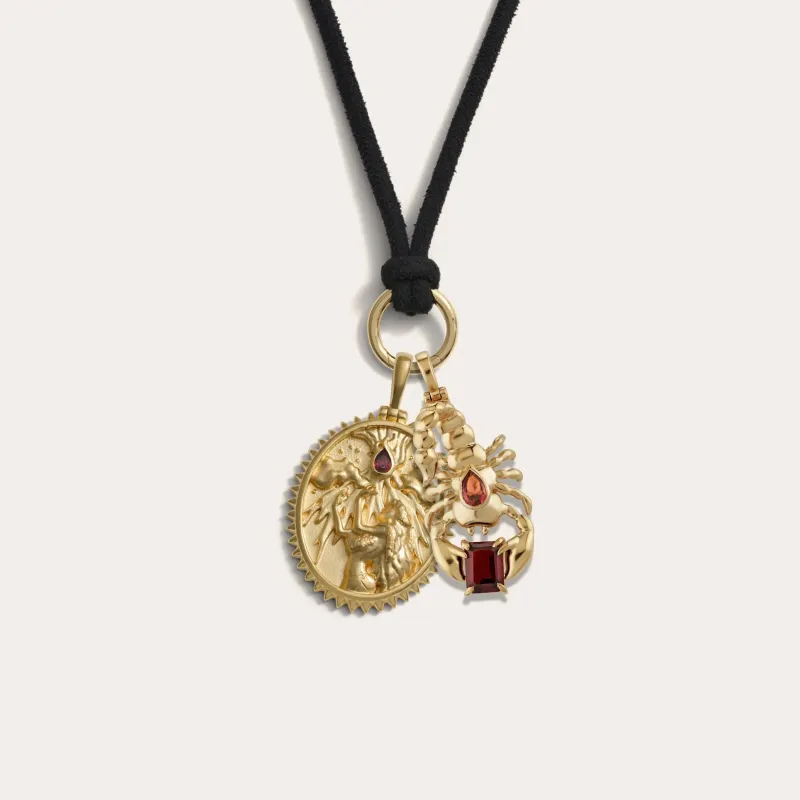 Pele Scorpion Cord Necklace Set sold by Awe Inspired