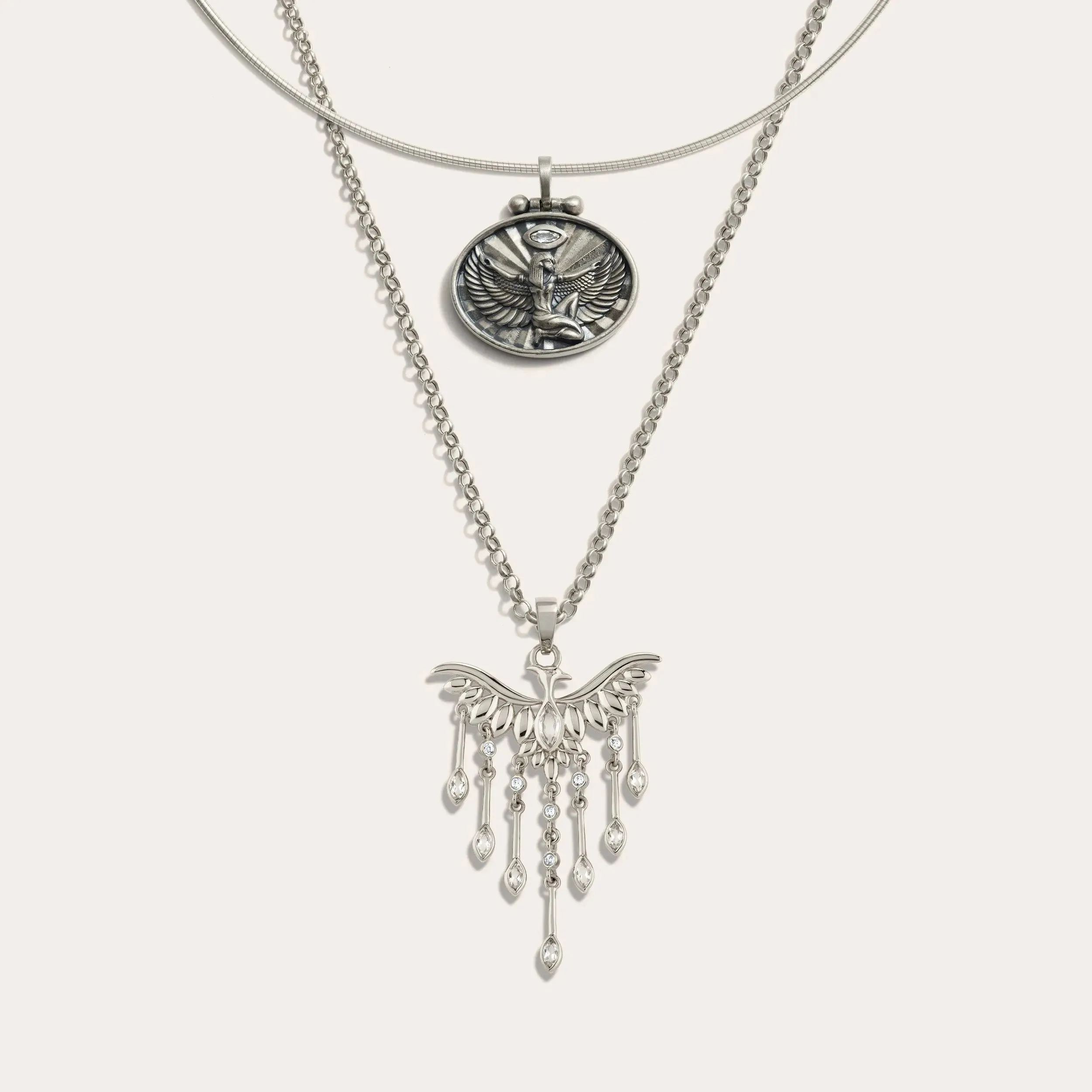 Isis Phoenix Necklace Set sold by Awe Inspired product image thumbnail 4