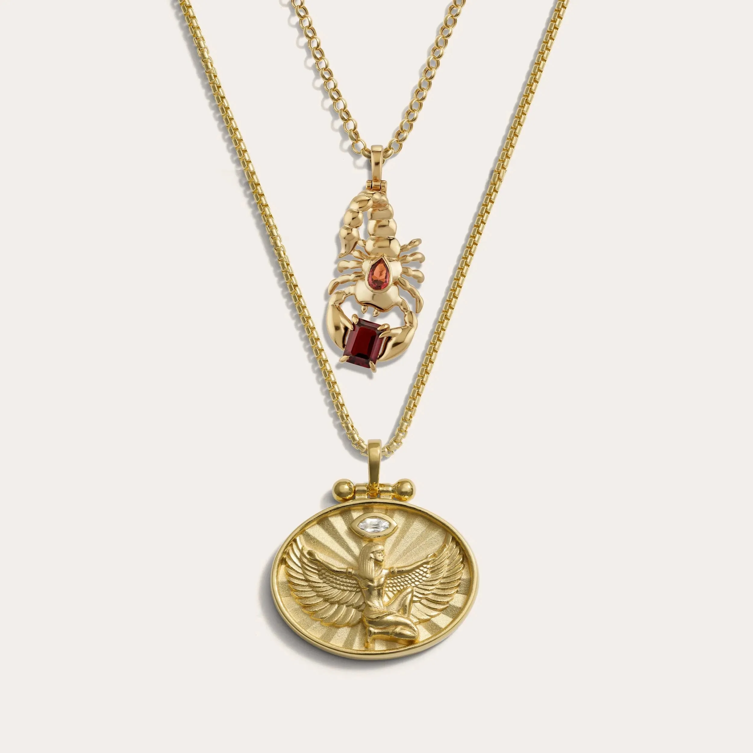 Isis Scorpion Necklace Set sold by Awe Inspired