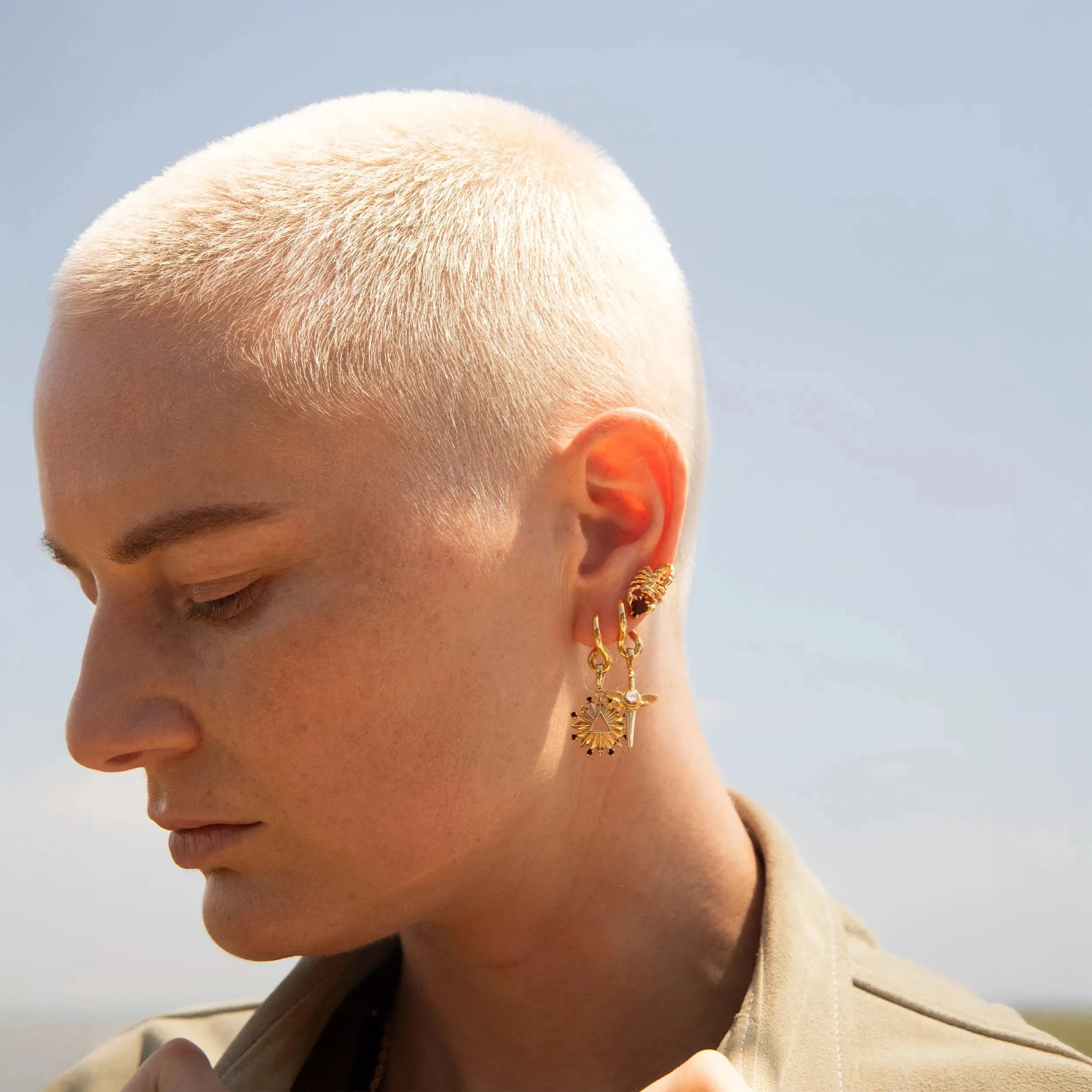 Single Mini Element Charm Hoop sold by Awe Inspired product image thumbnail 4