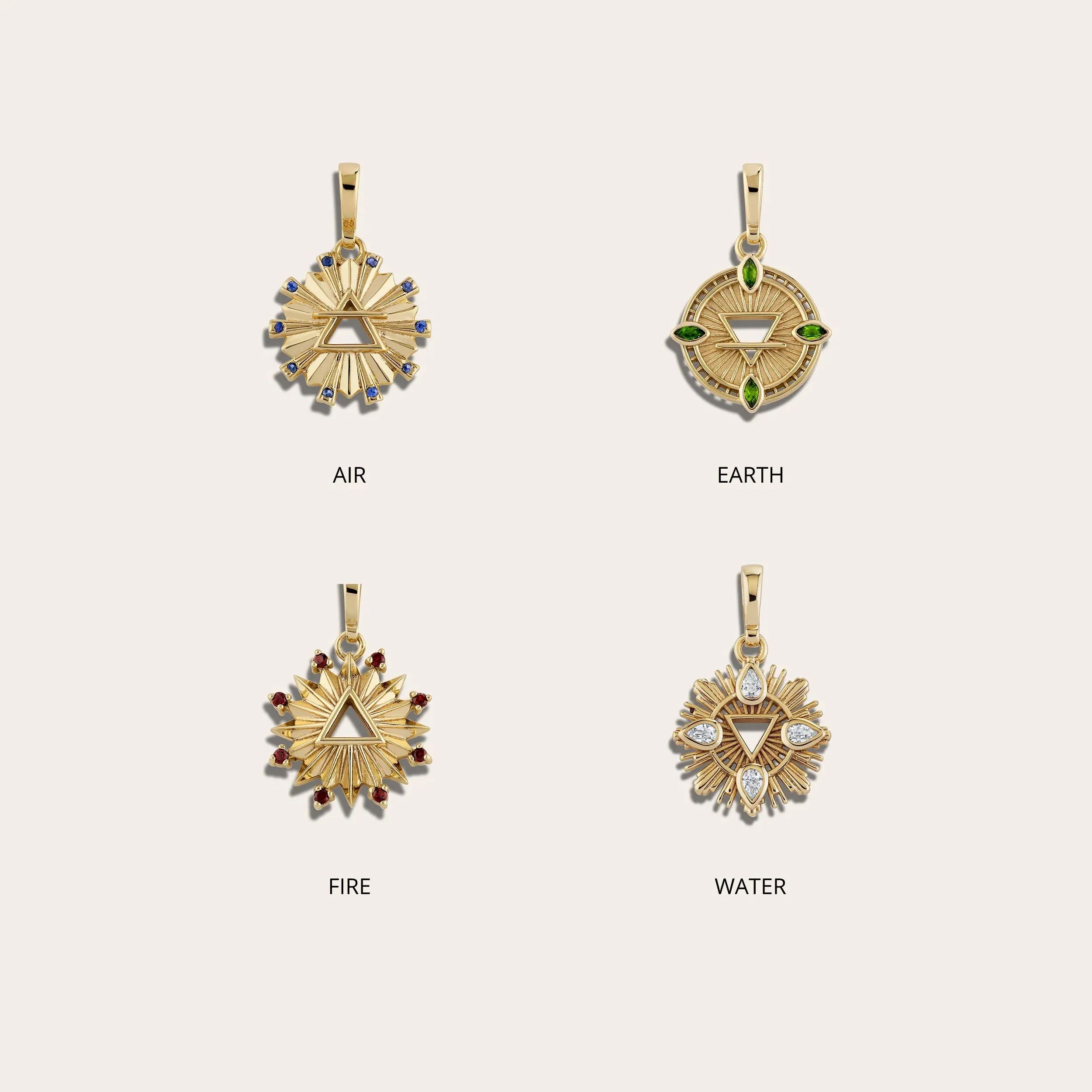 Single Mini Element Charm Hoop sold by Awe Inspired product image thumbnail 5