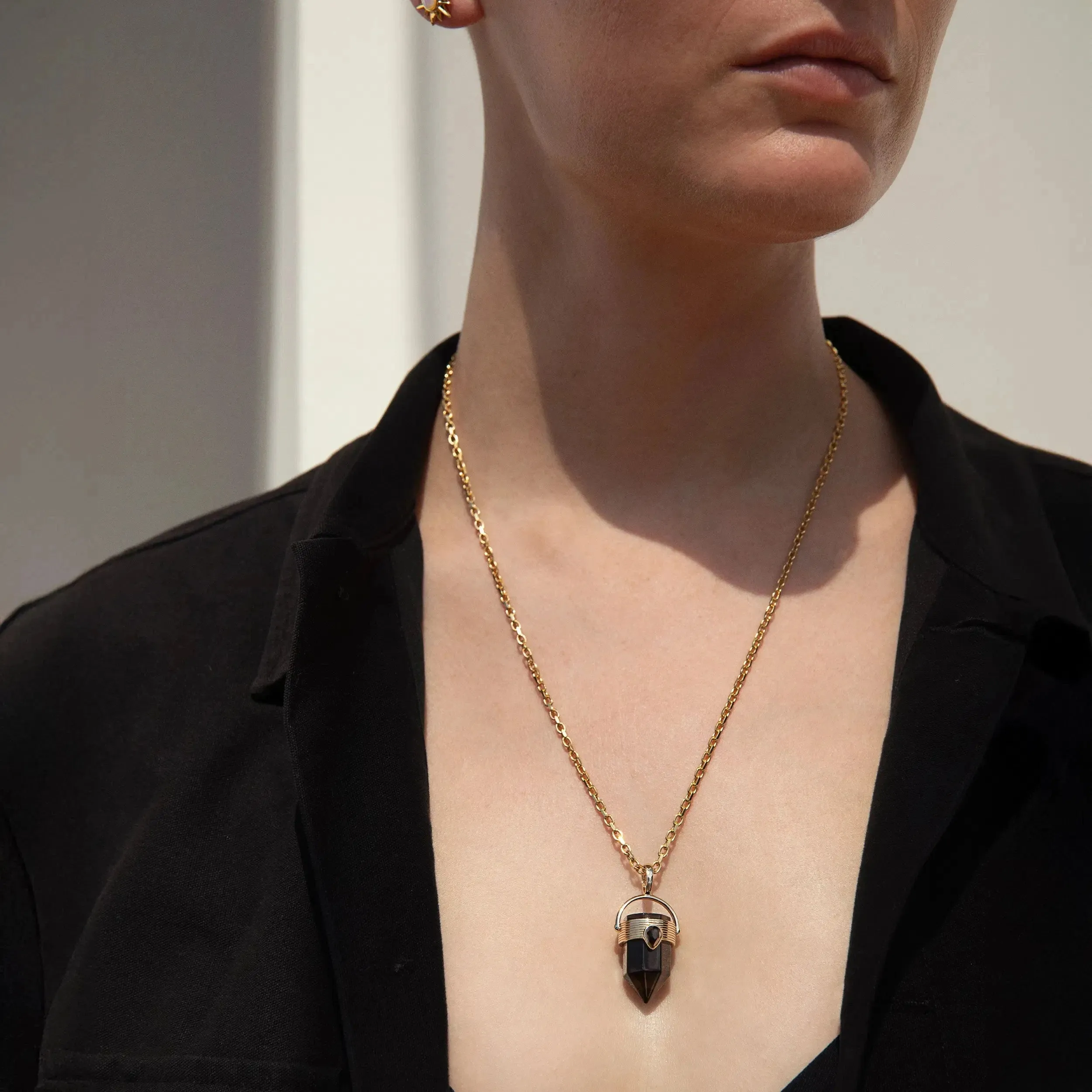 Meditation Crystal Necklace sold by Awe Inspired product image thumbnail 2