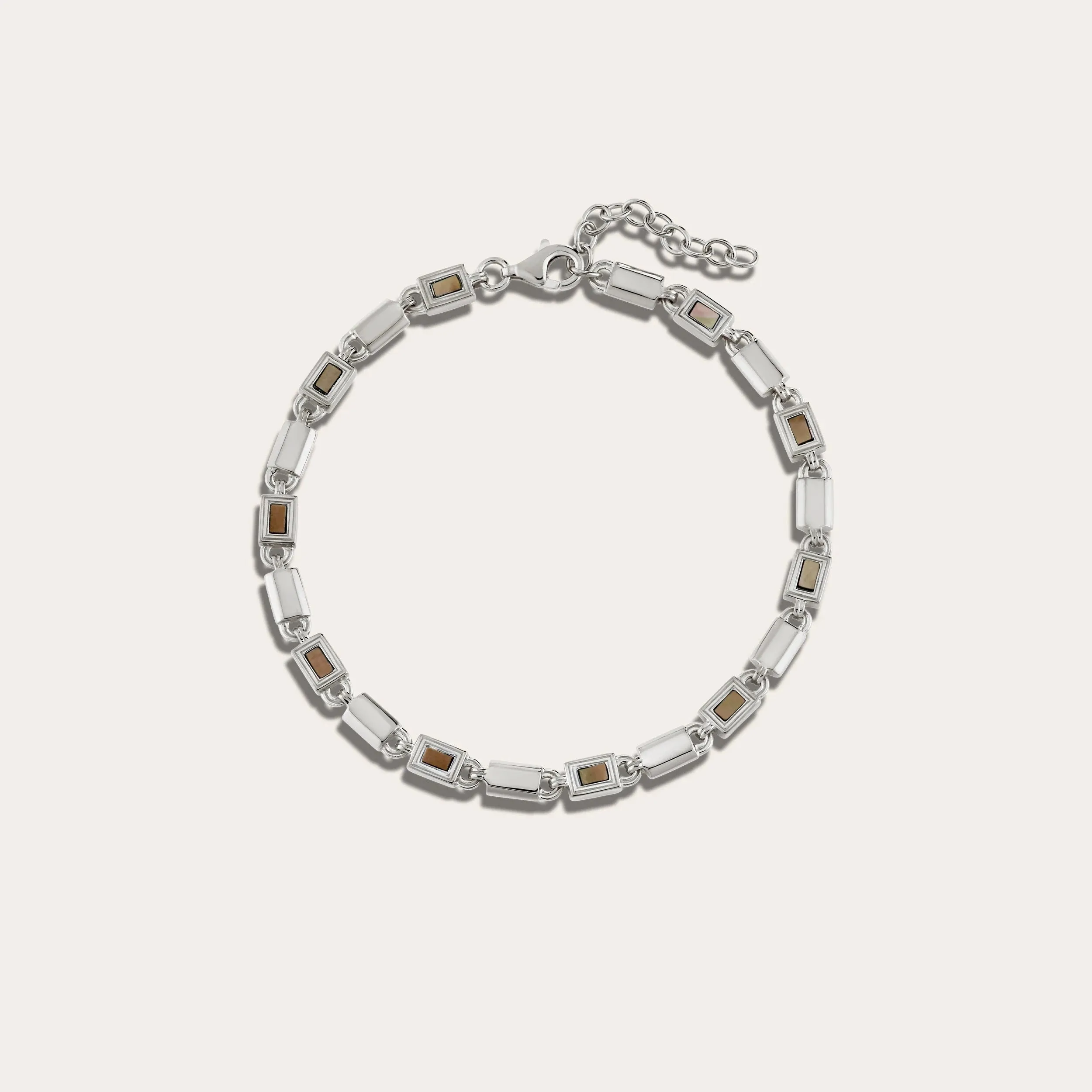 Geo Link Tennis Bracelet sold by Awe Inspired product image thumbnail 5