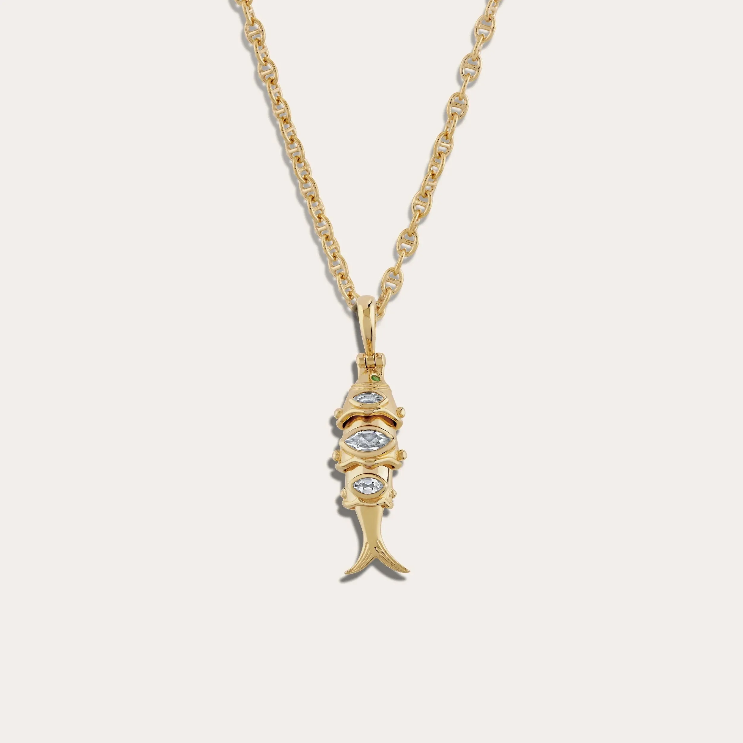 Lucky Fish Necklace sold by Awe Inspired