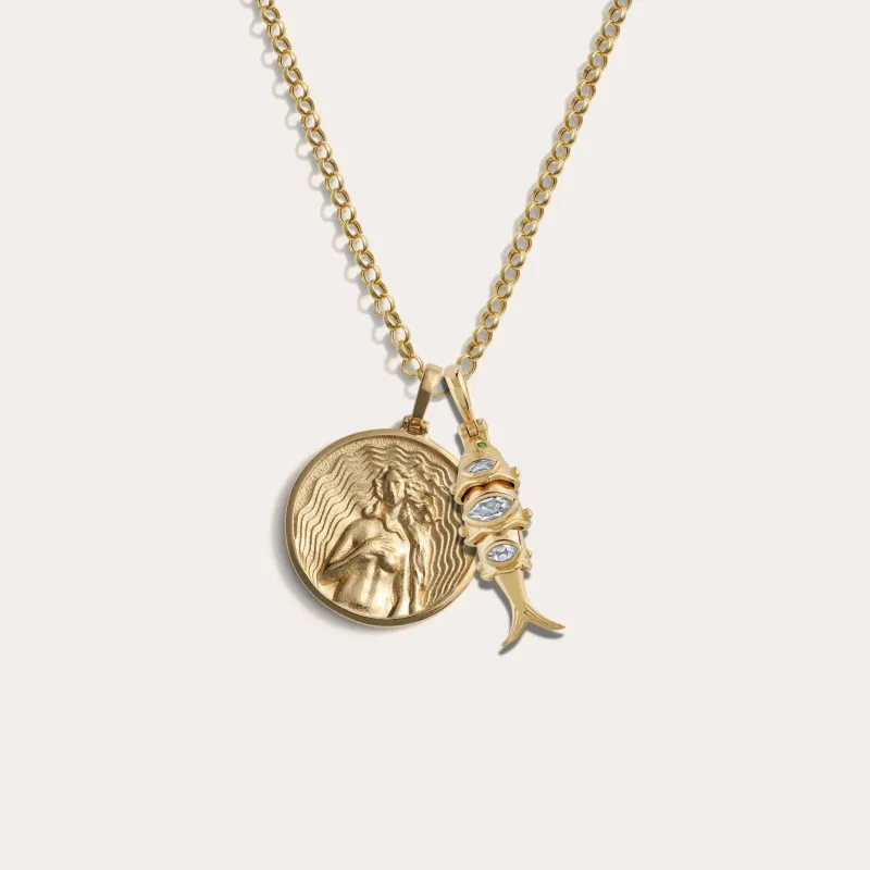 Seaside Aphrodite Necklace sold by Awe Inspired