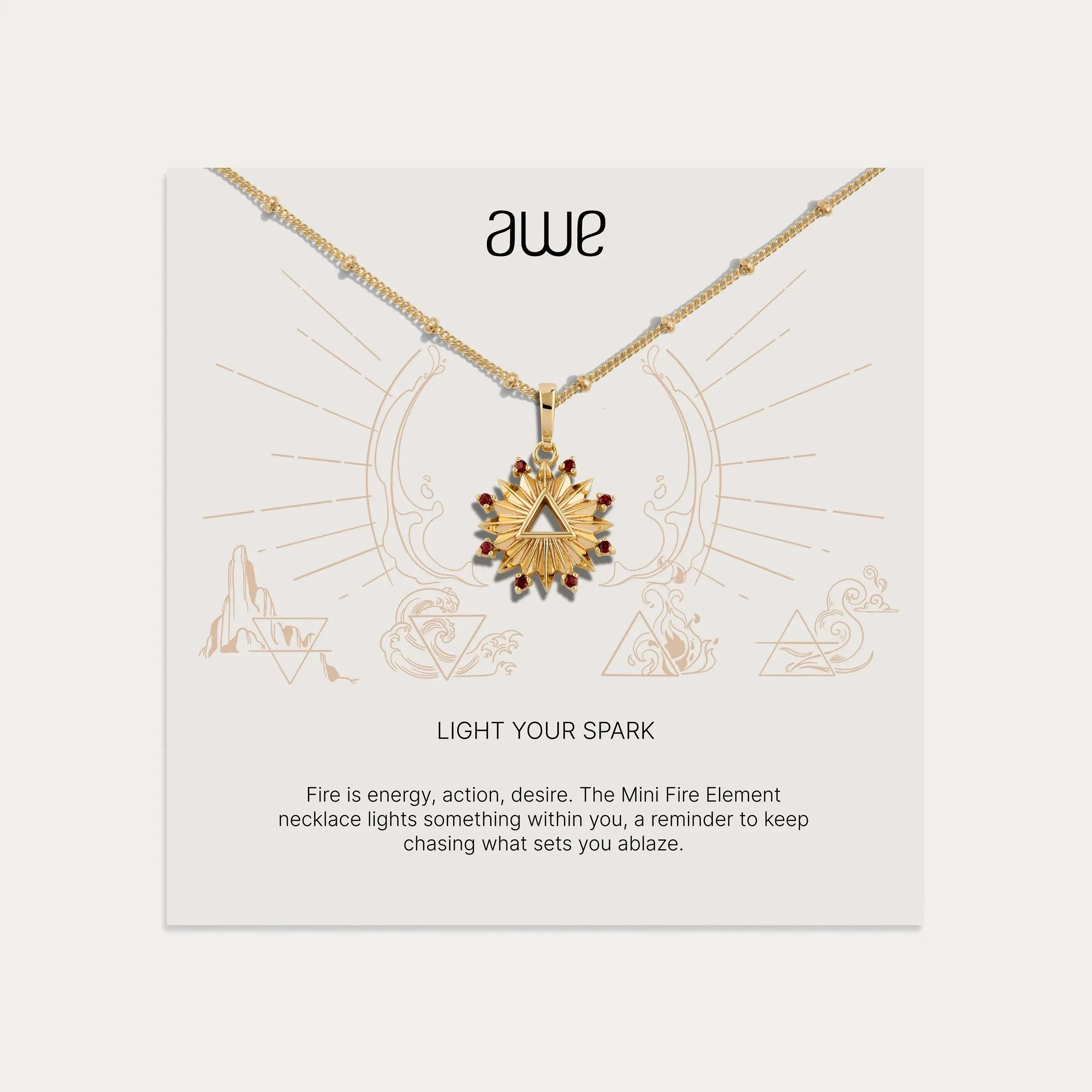 Fire Sign Card Gift Set sold by Awe Inspired