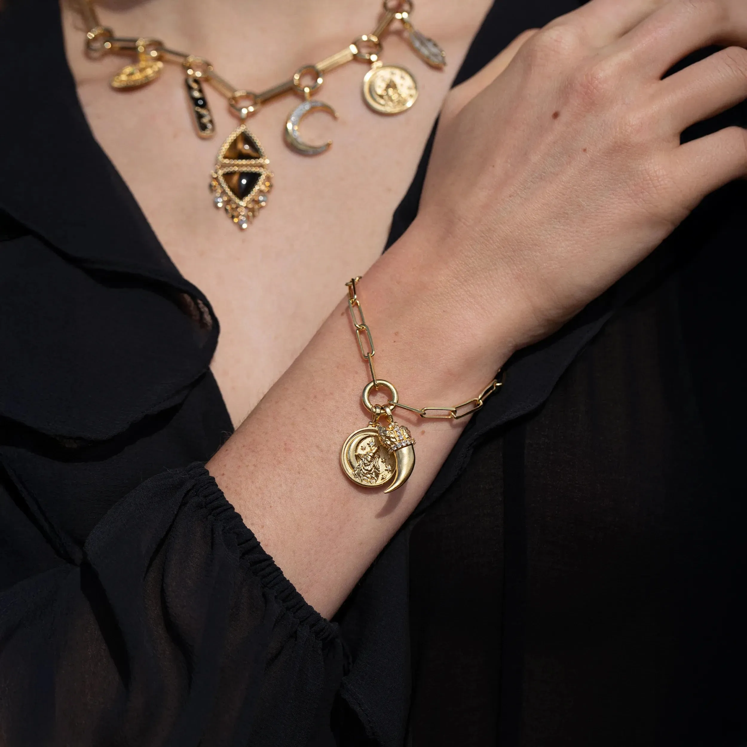 She-Wolf Charm Bracelet sold by Awe Inspired product image thumbnail 2