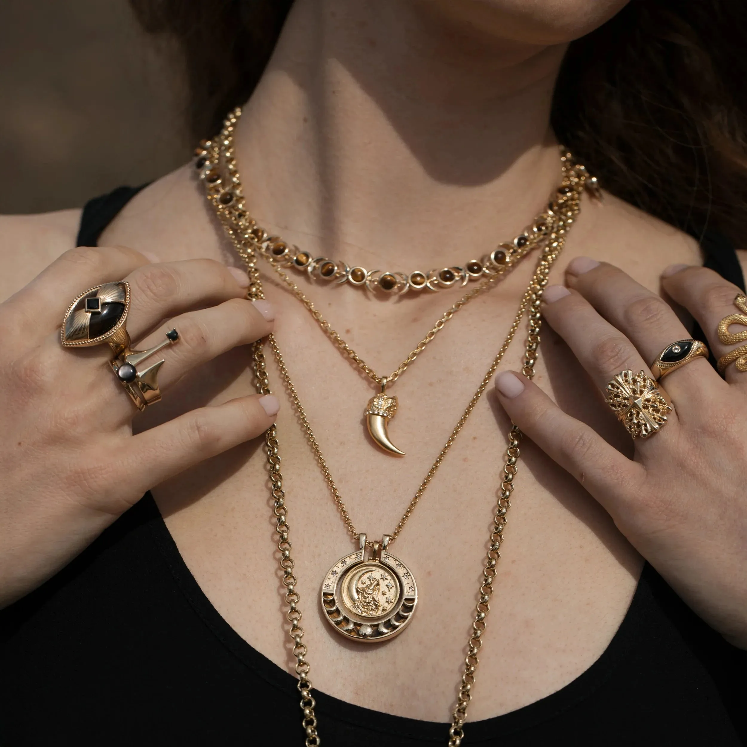 She-Wolf Pendant sold by Awe Inspired product image thumbnail 3