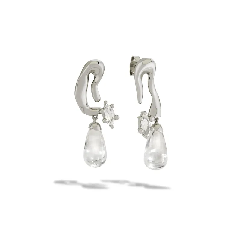 Mini Petal Drop Earrings sold by Awe Inspired