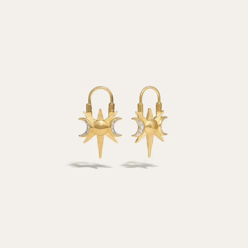 Spiked Triple Moon Huggies sold by Awe Inspired