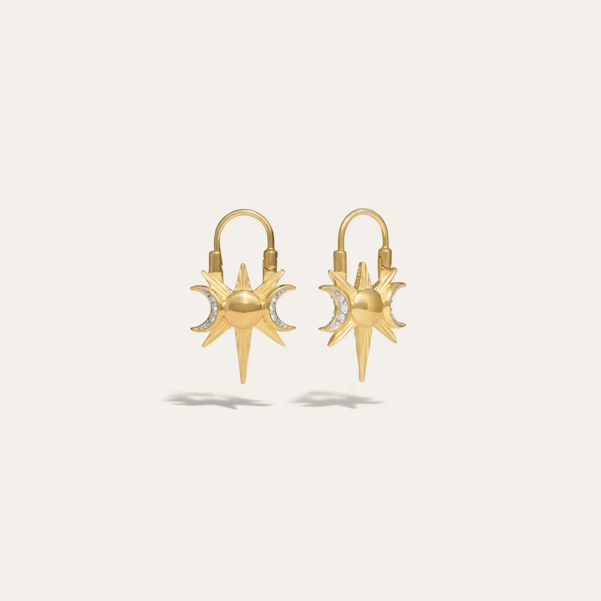 Spiked Triple Moon Huggies sold by Awe Inspired