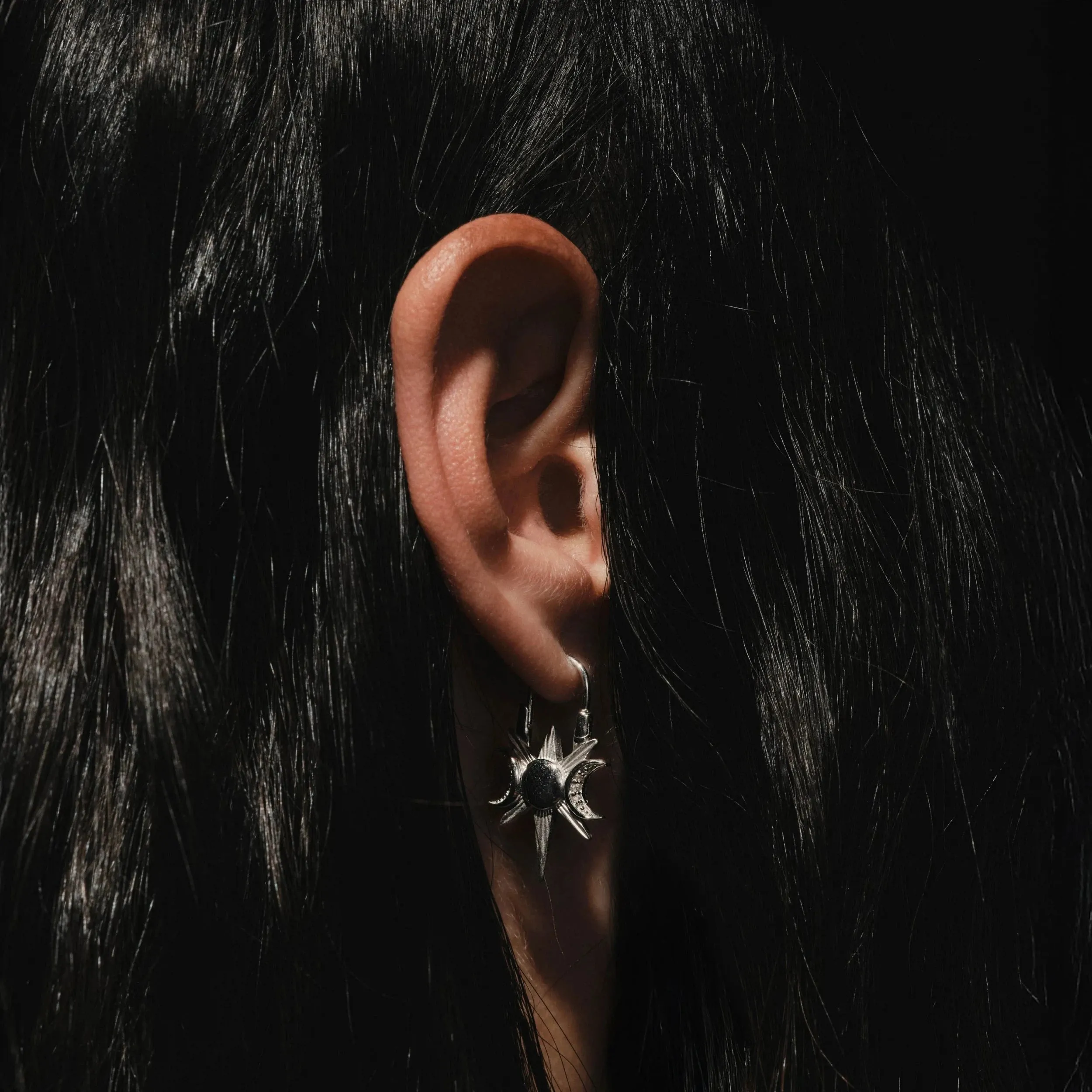 Spiked Triple Moon Huggies sold by Awe Inspired product image thumbnail 2