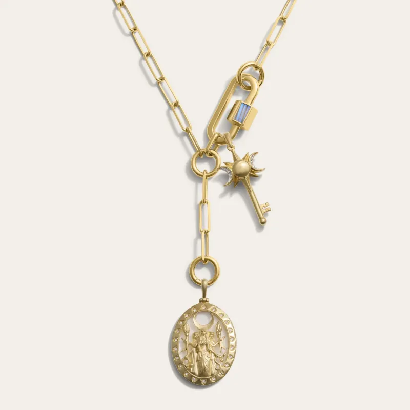 Hecate's Key Charm Lariat sold by Awe Inspired