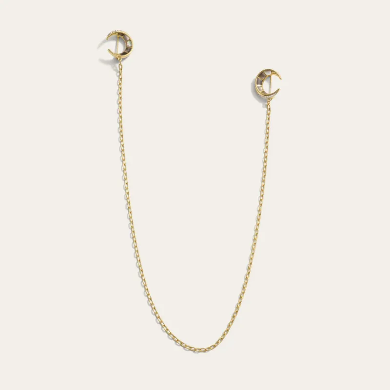 Double Crescent Moon Brooch sold by Awe Inspired