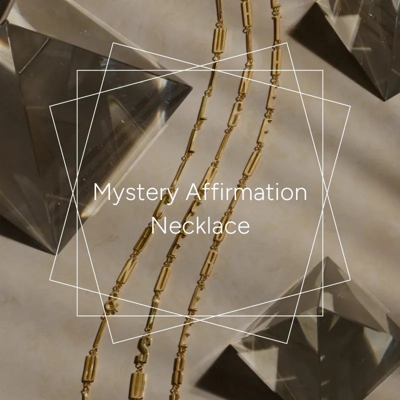 Mystery Affirmation Necklace sold by Awe Inspired