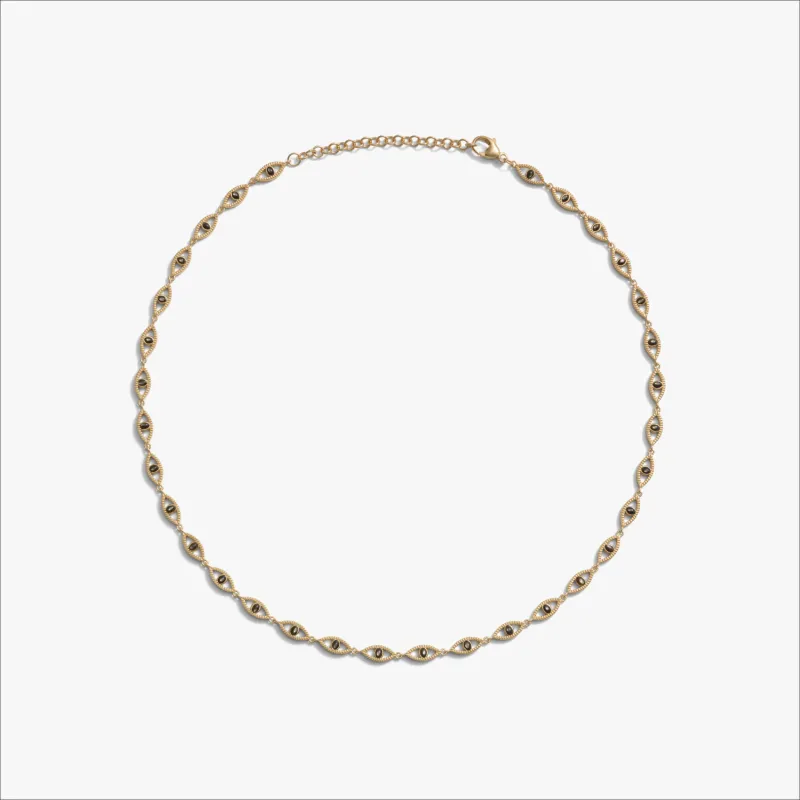 Third Eye Tennis Necklace sold by Awe Inspired