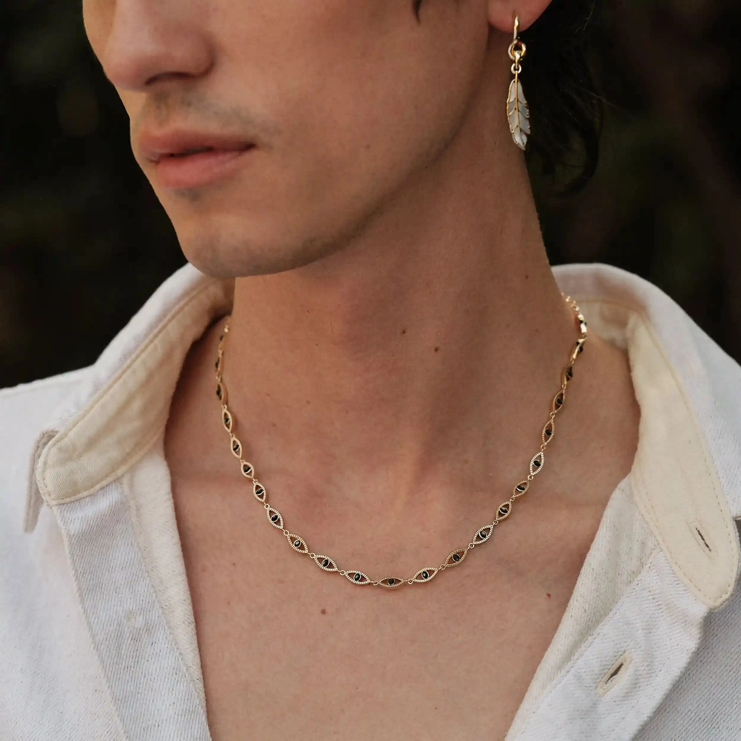 Third Eye Tennis Necklace sold by Awe Inspired product image thumbnail 2