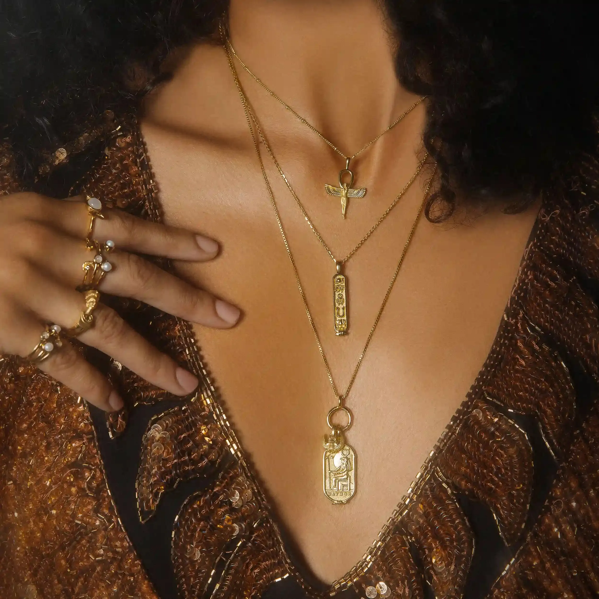 Cartouche Necklace sold by Awe Inspired product image thumbnail 2