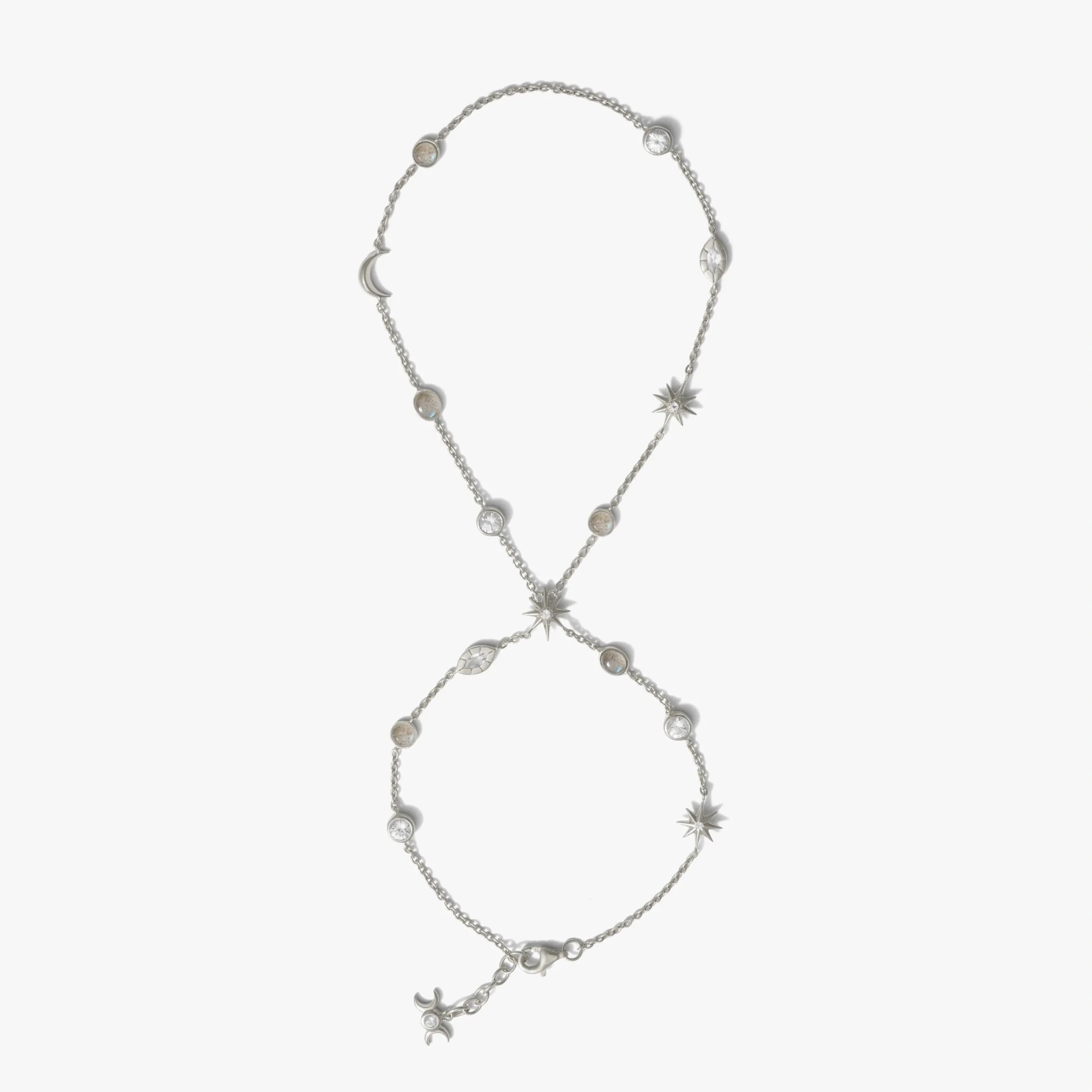 Midnight Reflection Hand Chain sold by Awe Inspired product image thumbnail 4